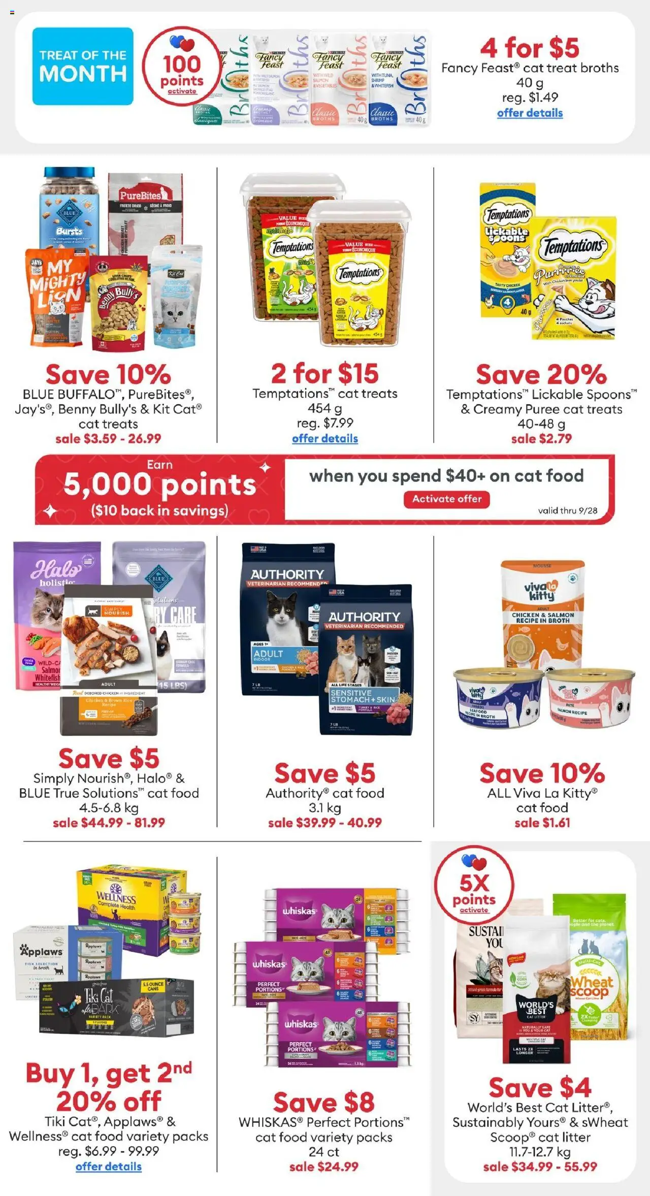 Petsmart flyer valid from 10.09.2025 | Page: 5 | Products: Rice, Fish, Chicken