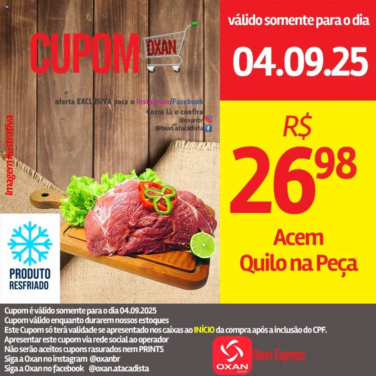 Oxan Atacadista Folheto - válido de 04.09.2025 | Página: 24 | Produtos: Acém