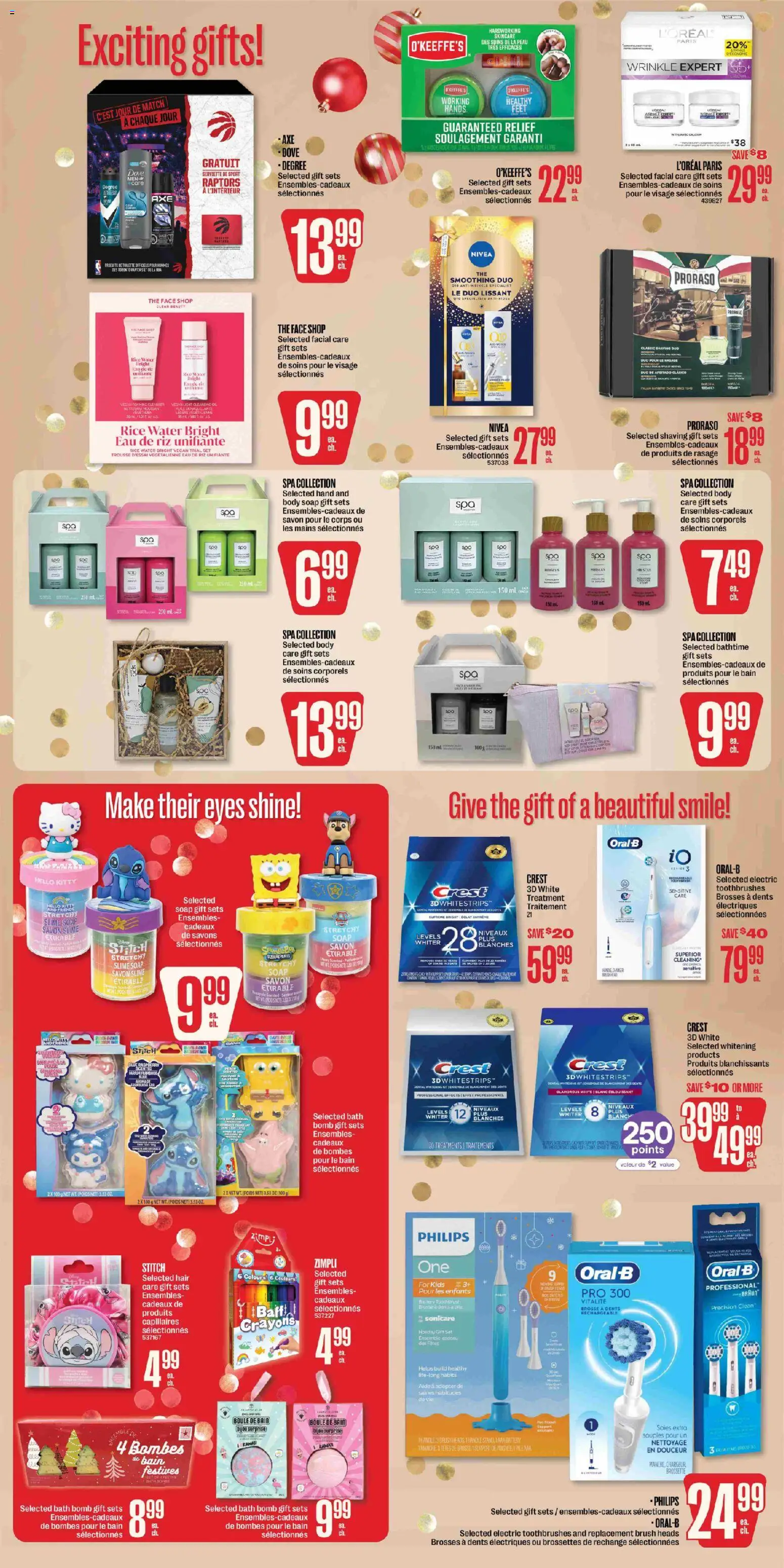 Jean Coutu flyer valid from 06.11.2025 | Page: 5 | Products: Rice, Brush, Soap, Bath bomb