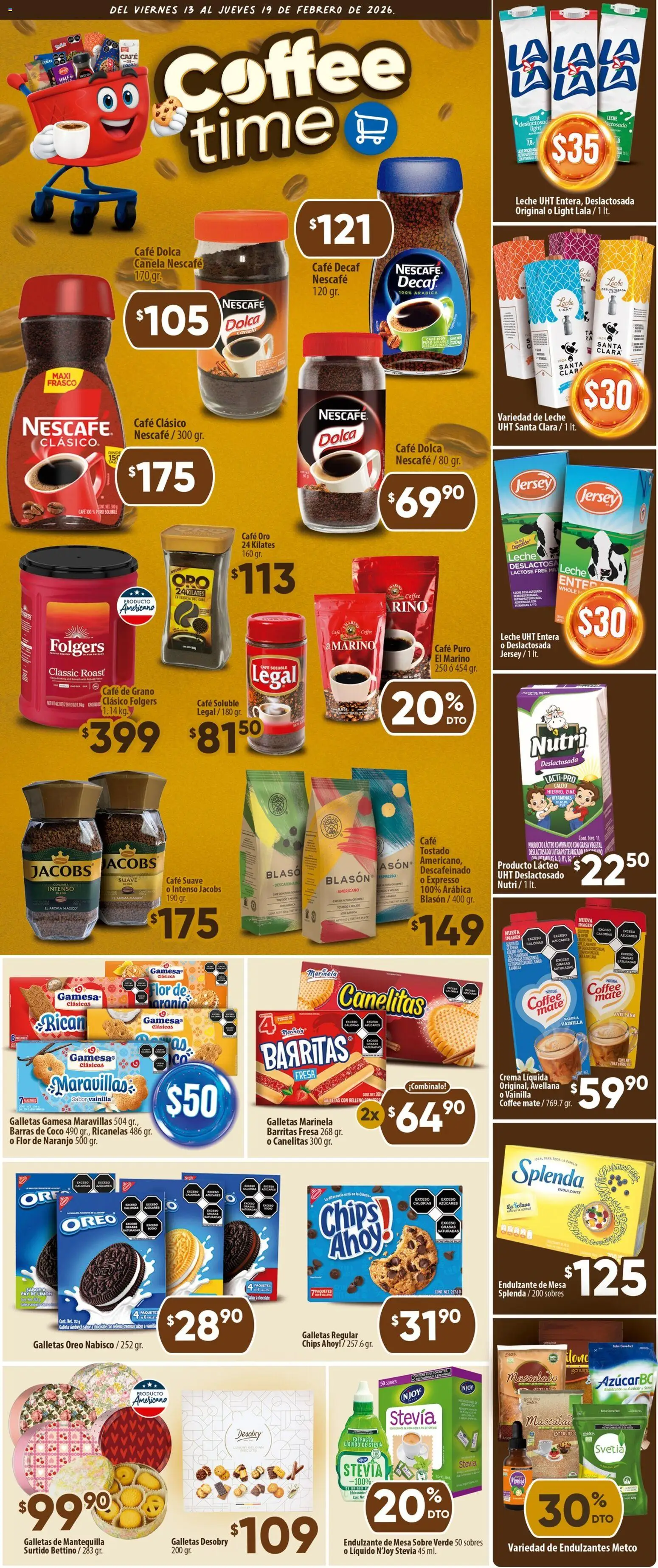 Nuevas ofertas de Calimax válidas en toda la República Mexicana desde el 13.02.2026. ¡Encuentra las mejores ofertas en Calimax folleto Tecate! | Página: 3 | Productos: Fresa, Azúcar, Leche, Mesa