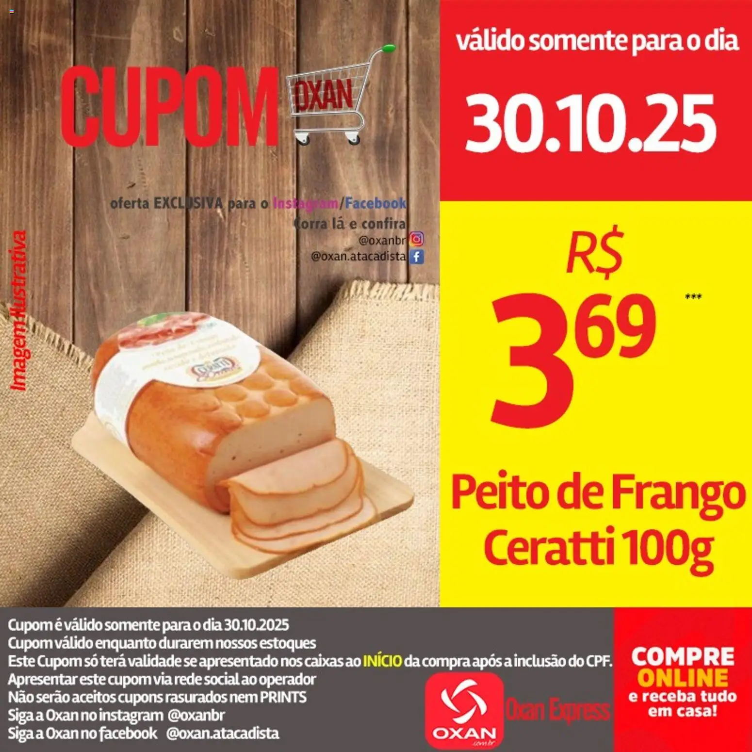 Oxan Atacadista Folheto - válido de 30.10.2025 | Página: 15 | Produtos: Frango, Peito de frango