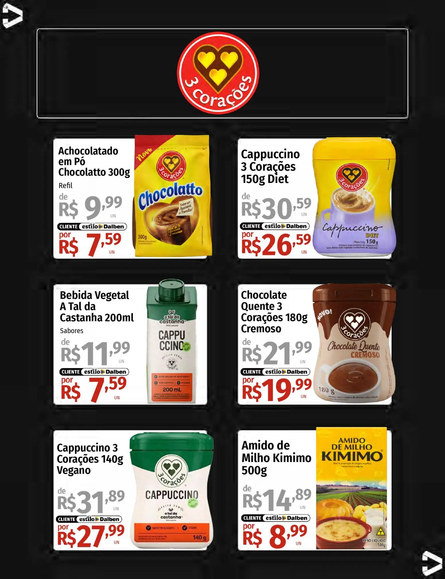 Supermercado Dalben Folheto - válido de 14.01.2026 | Página: 7 | Produtos: Pó, Achocolatado, Baixo, Bebida