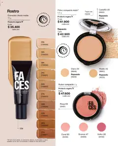 Natura revista - valida desde el 23.07.2025 | Página: 90 | Productos: Polvo compacto, Rubor, Espejo, Corrector