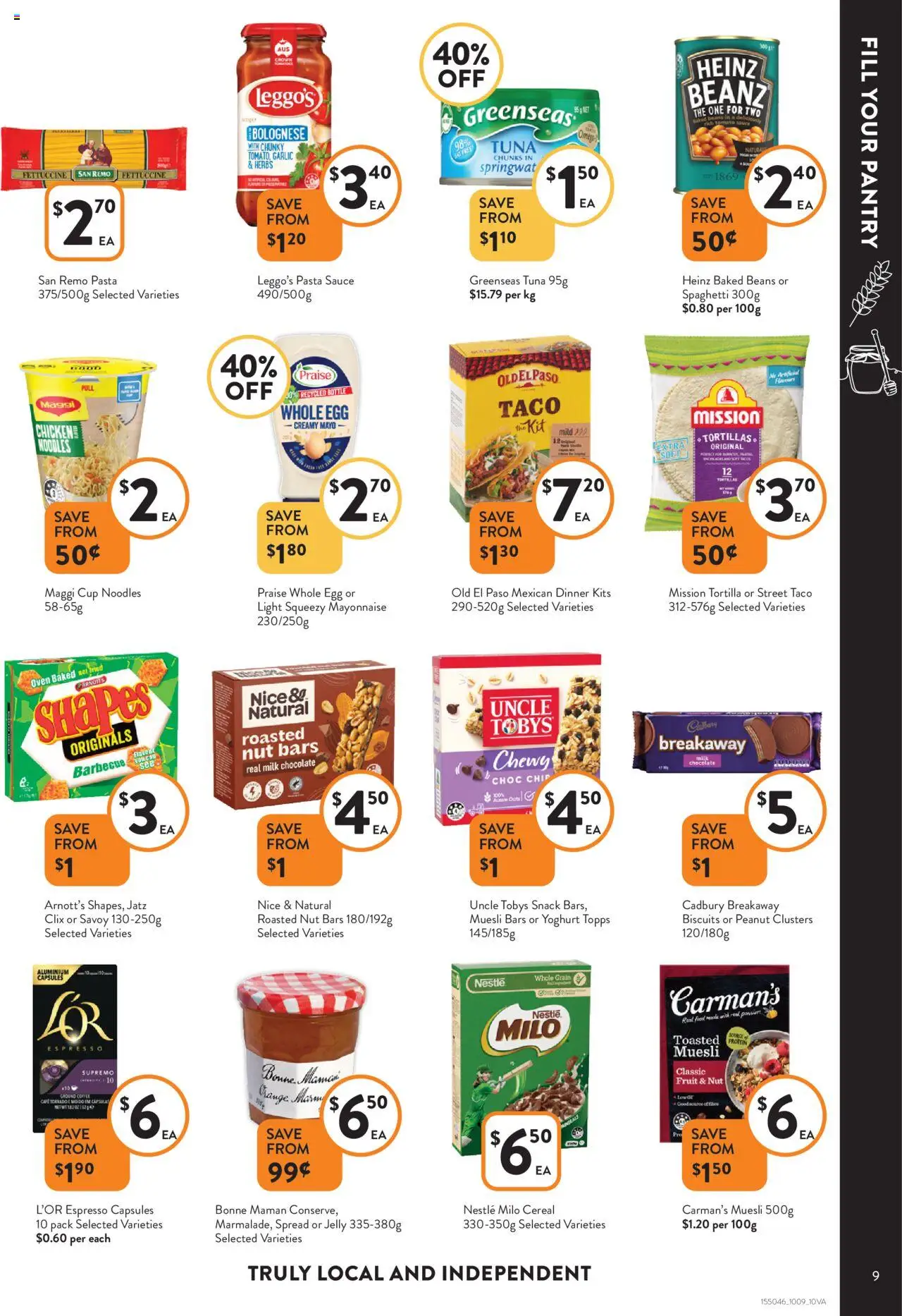 Foodworks catalogue - valid from 10.09.2025 | Page: 9 | Products: Kits, Mayonnaise, Sauce, Tuna