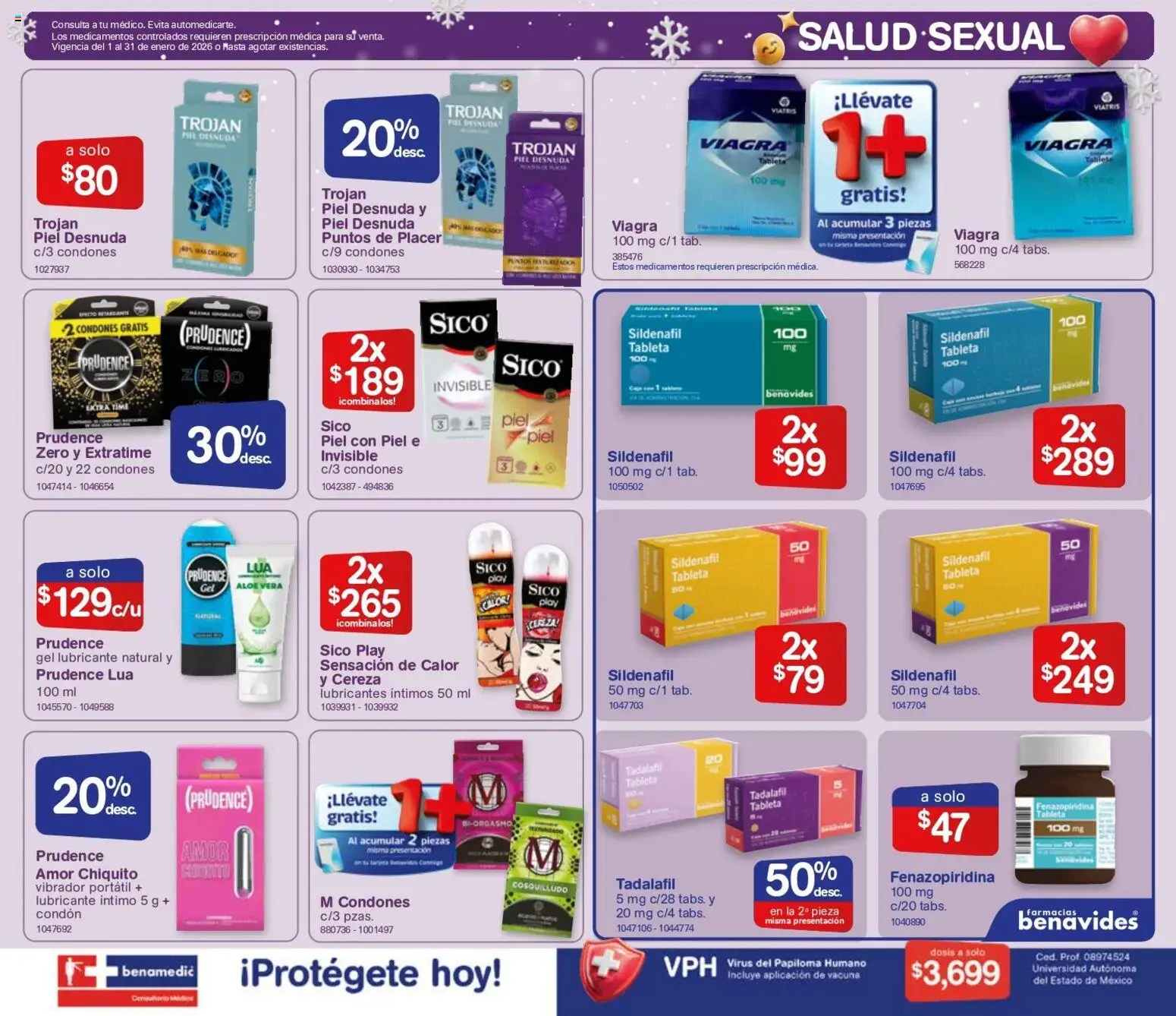 Nuevas ofertas de Farmacia Benavides válidas en toda la República Mexicana desde el 01.01.2026. ¡Encuentra las mejores ofertas en Farmacia Benavides catálogo! | Página: 15 | Productos: Tableta