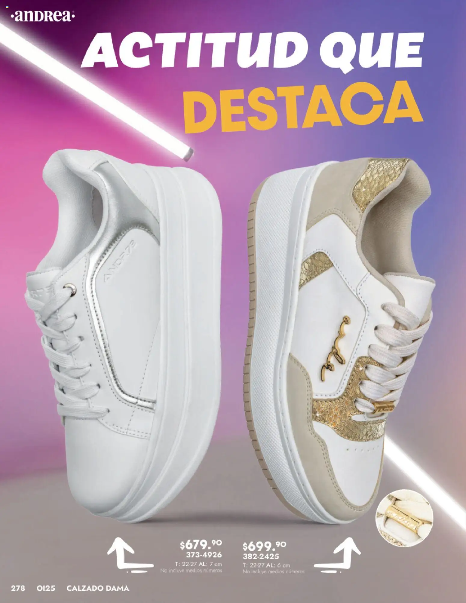 Nuevas ofertas de Andrea válidas en toda la República Mexicana desde el 24.08.2025. ¡Encuentra las mejores ofertas en Andrea - Catálogo Calzado Dama! | Página: 278
