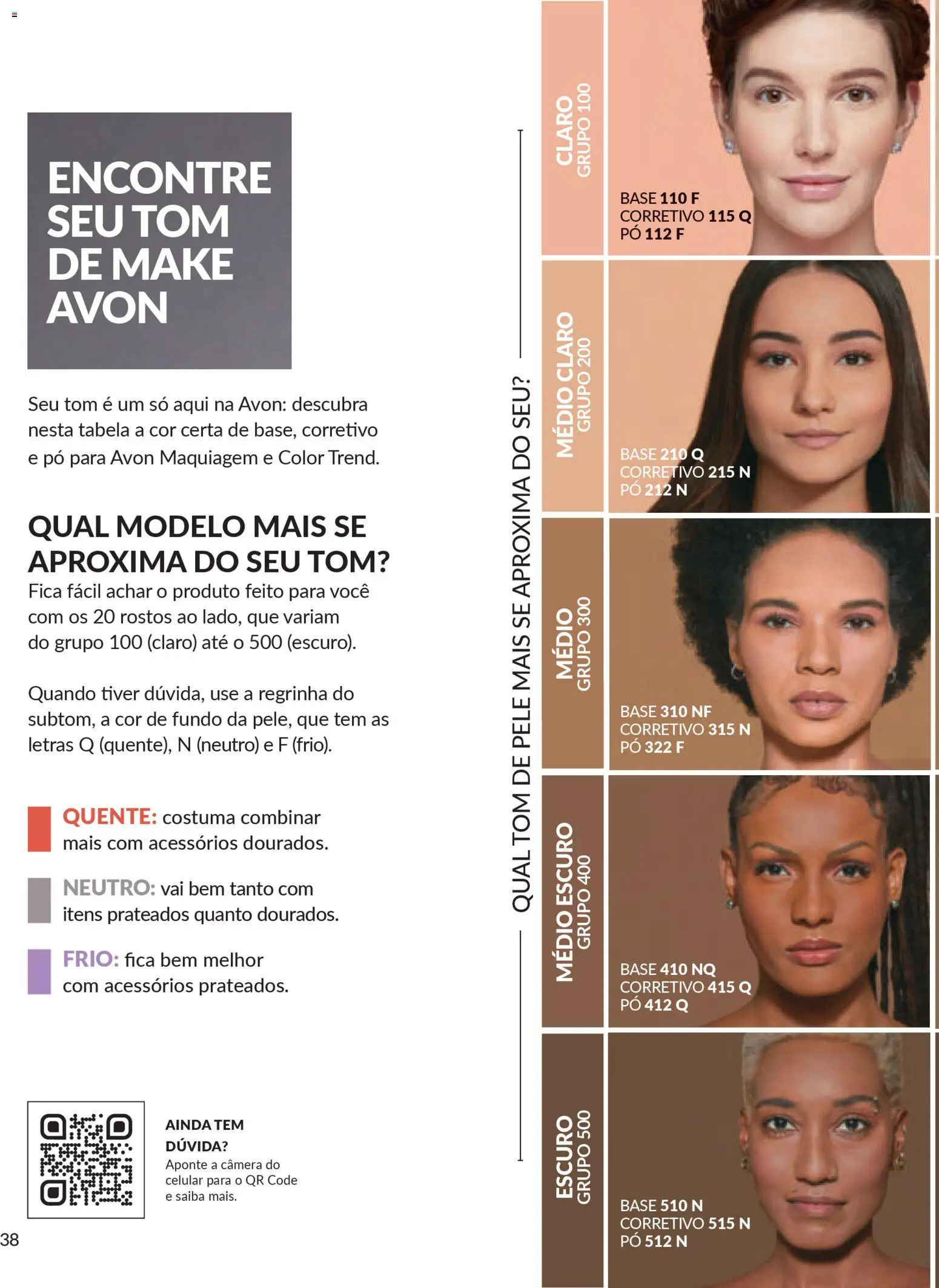 Avon Folheto - válido de 15.01.2026 | Página: 38 | Produtos: Maquiagem, Corretivo, Base, Câmera