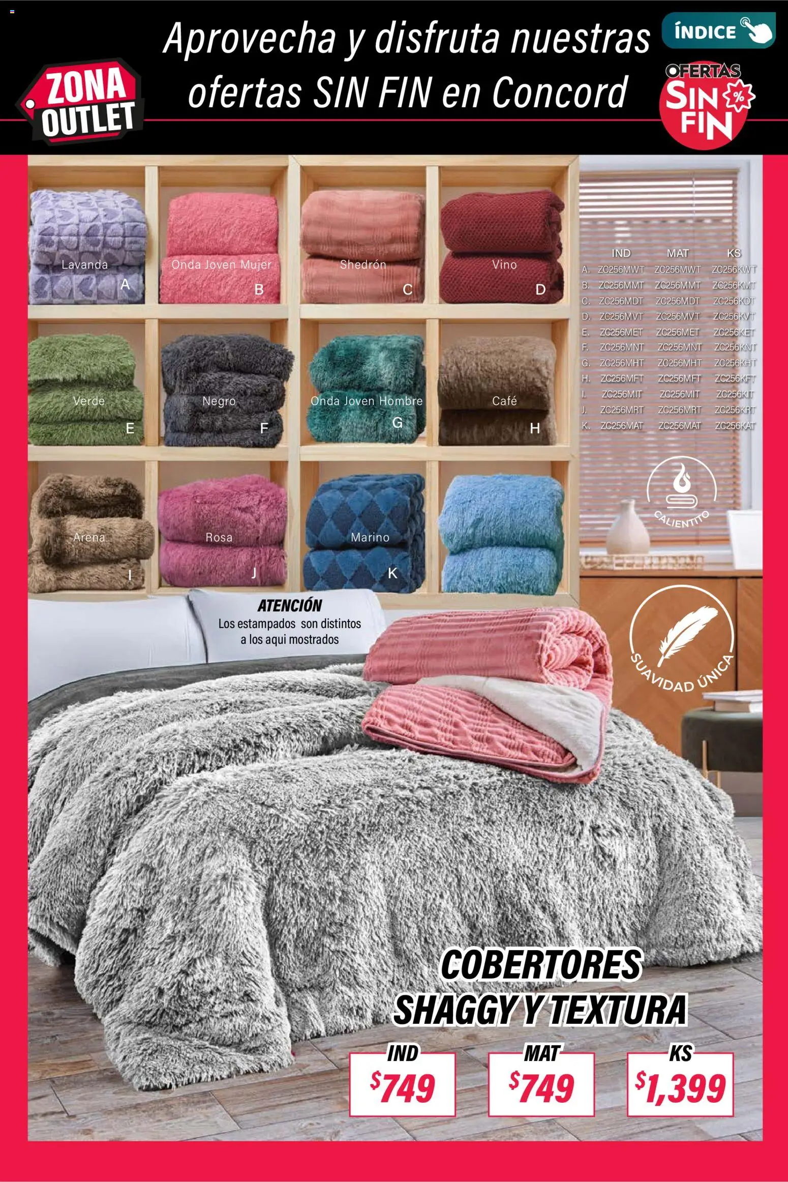 Nuevas ofertas de Colchas Concord válidas en toda la República Mexicana desde el 01.11.2025. ¡Encuentra las mejores ofertas en Colchas Concord Buen Fin! | Página: 265 | Productos: Café, Vino