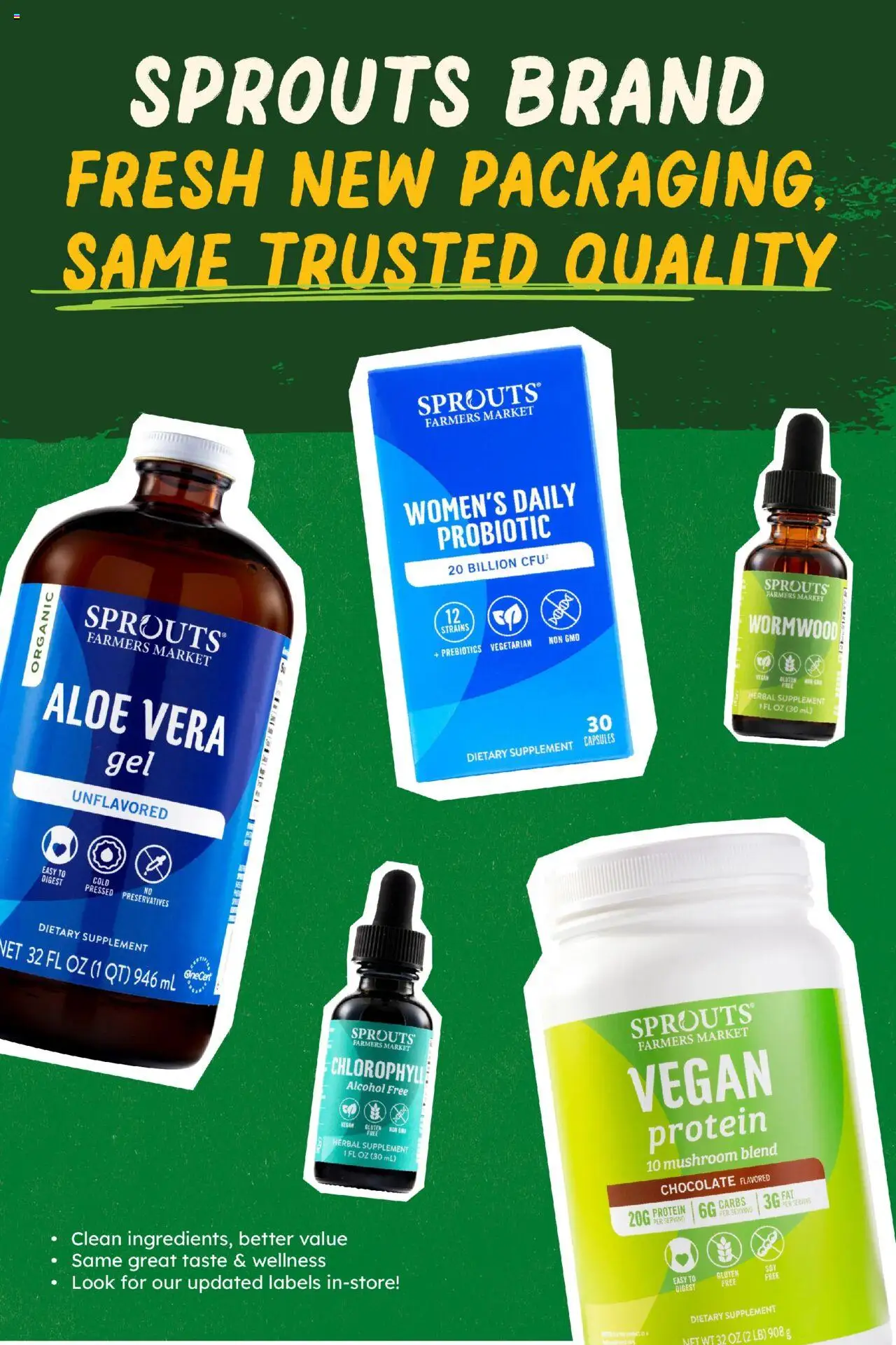 Sprouts Monthly Ad - valid from 25.06.2025 | Page: 36 | Products: Chocolate, Aloe Vera