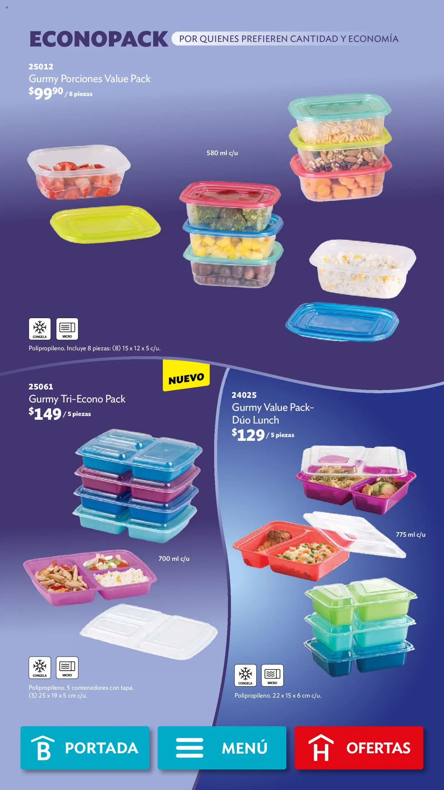 Nuevas ofertas de Betterware válidas en toda la República Mexicana desde el 01.12.2025. ¡Encuentra las mejores ofertas en Betterware campaña 12 2025! | Página: 68