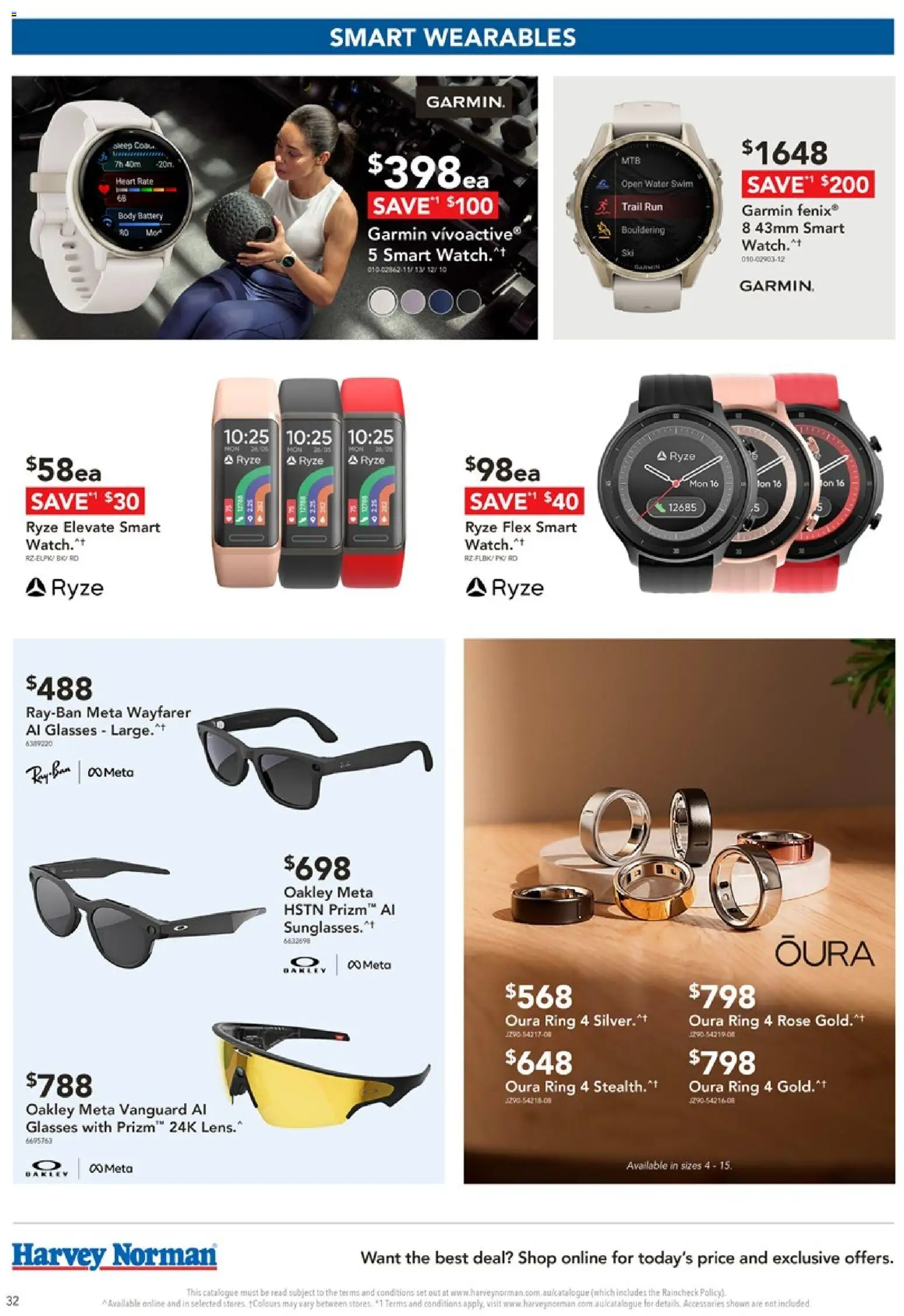 Harvey Norman catalogue - valid from 06.03.2026 | Page: 32 | Products: Battery, Water, Glasses, Watch