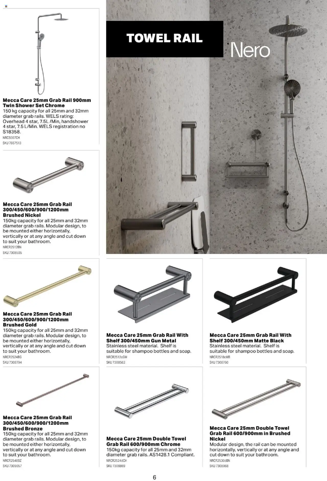 Mitre 10 catalogue - valid from 08.10.2025 | Page: 6 | Products: Shelf, Shower, Shampoo, Suit