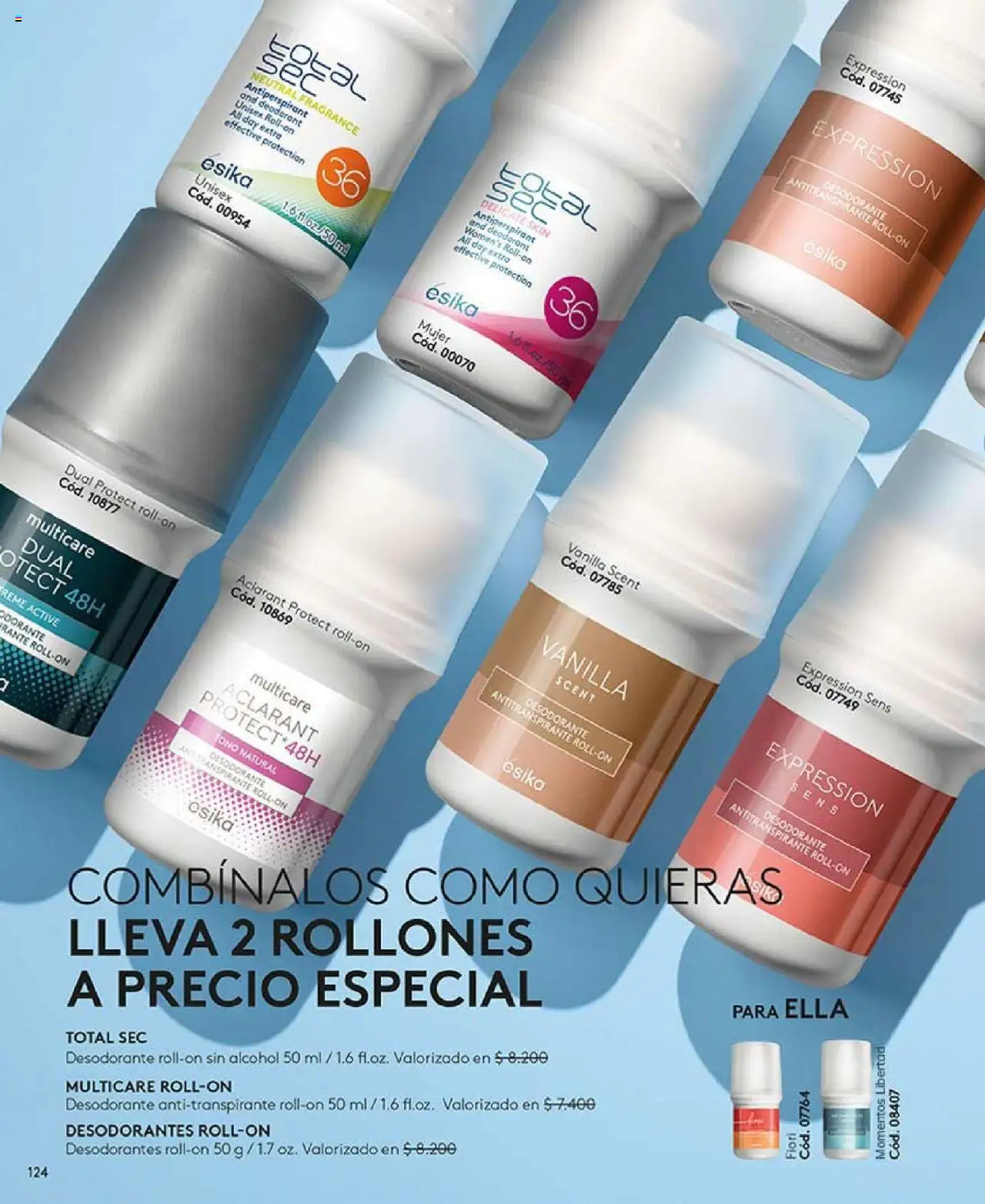 Catálogo Ésika Campaña 14 │ válido desde el 31.08.2025 | Página: 128 | Productos: Desodorante, Antitranspirante