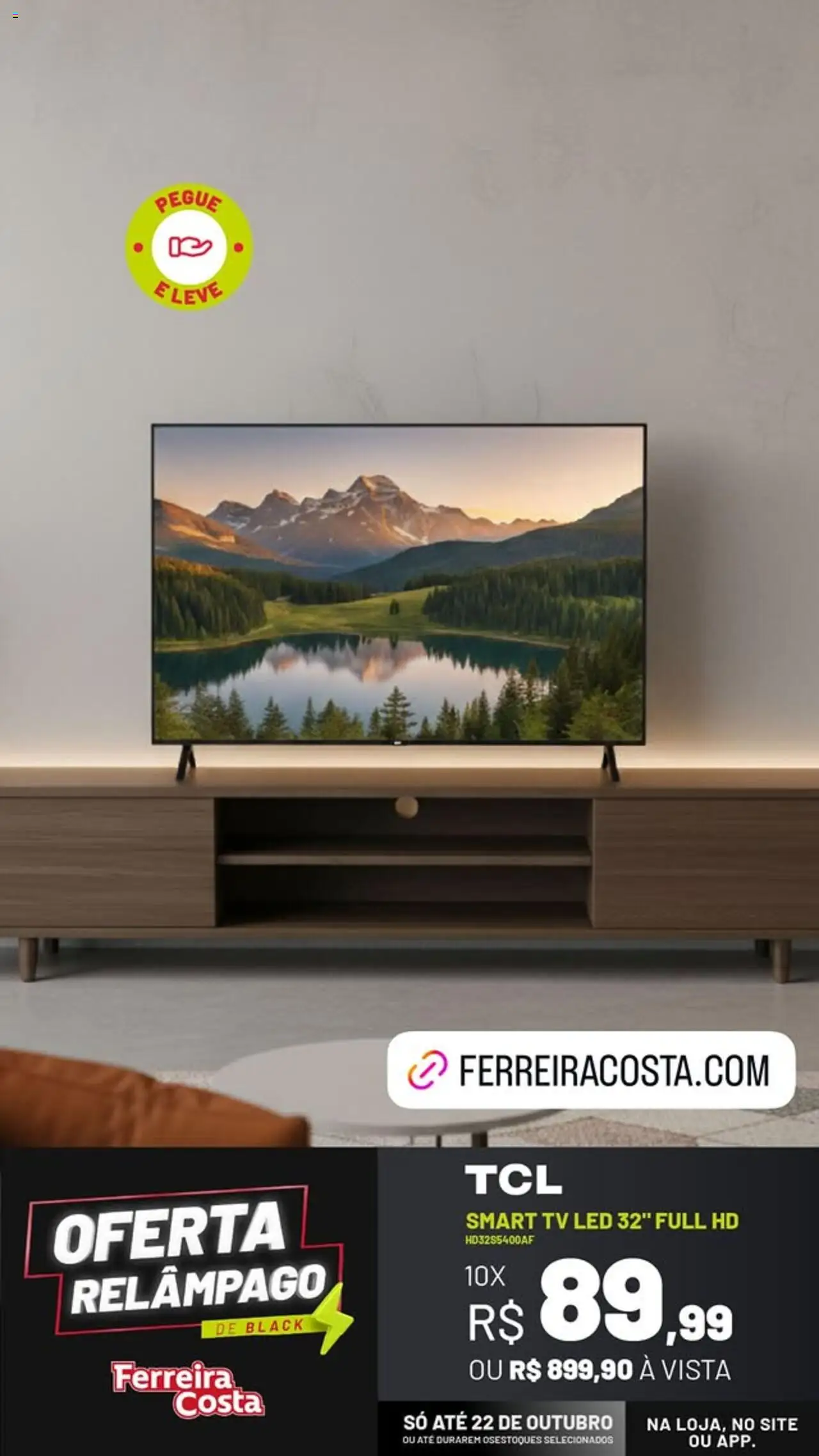 Ferreira Costa Folheto - válido de 18.10.2025 | Página: 4 | Produtos: smart TV, Tv