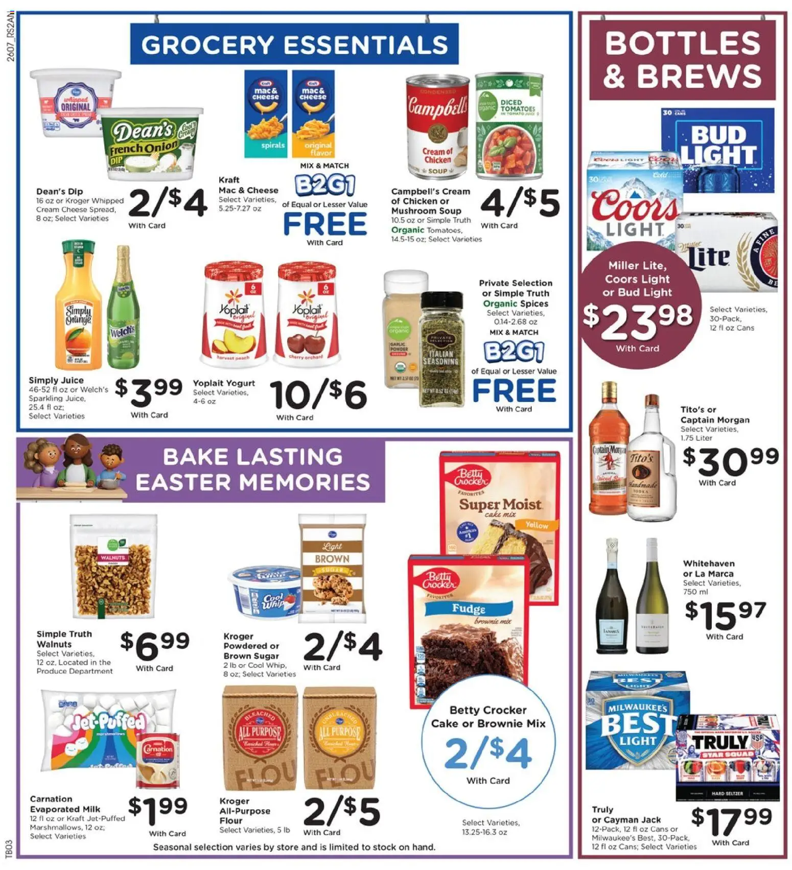 Pick ‘n Save Weekly Ad - valid from 18.03.2026 | Page: 4 | Products: Powder, Milk, Yogurt, Juice