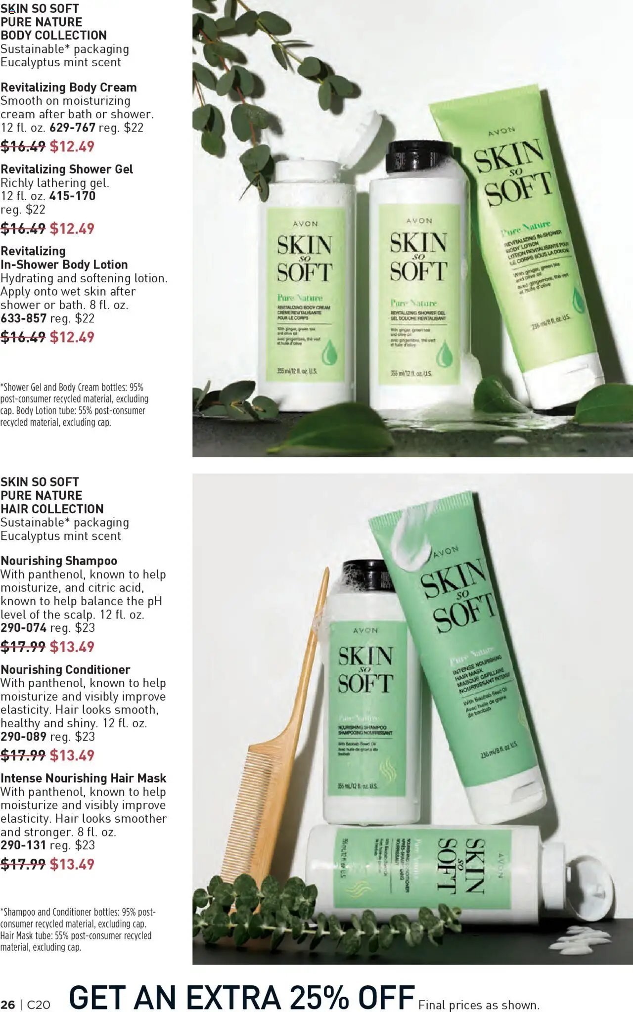 Avon Brochure - valid from 24.09.2025 | Page: 26 | Products: Green Tea, Shower, Mask, Shower gel
