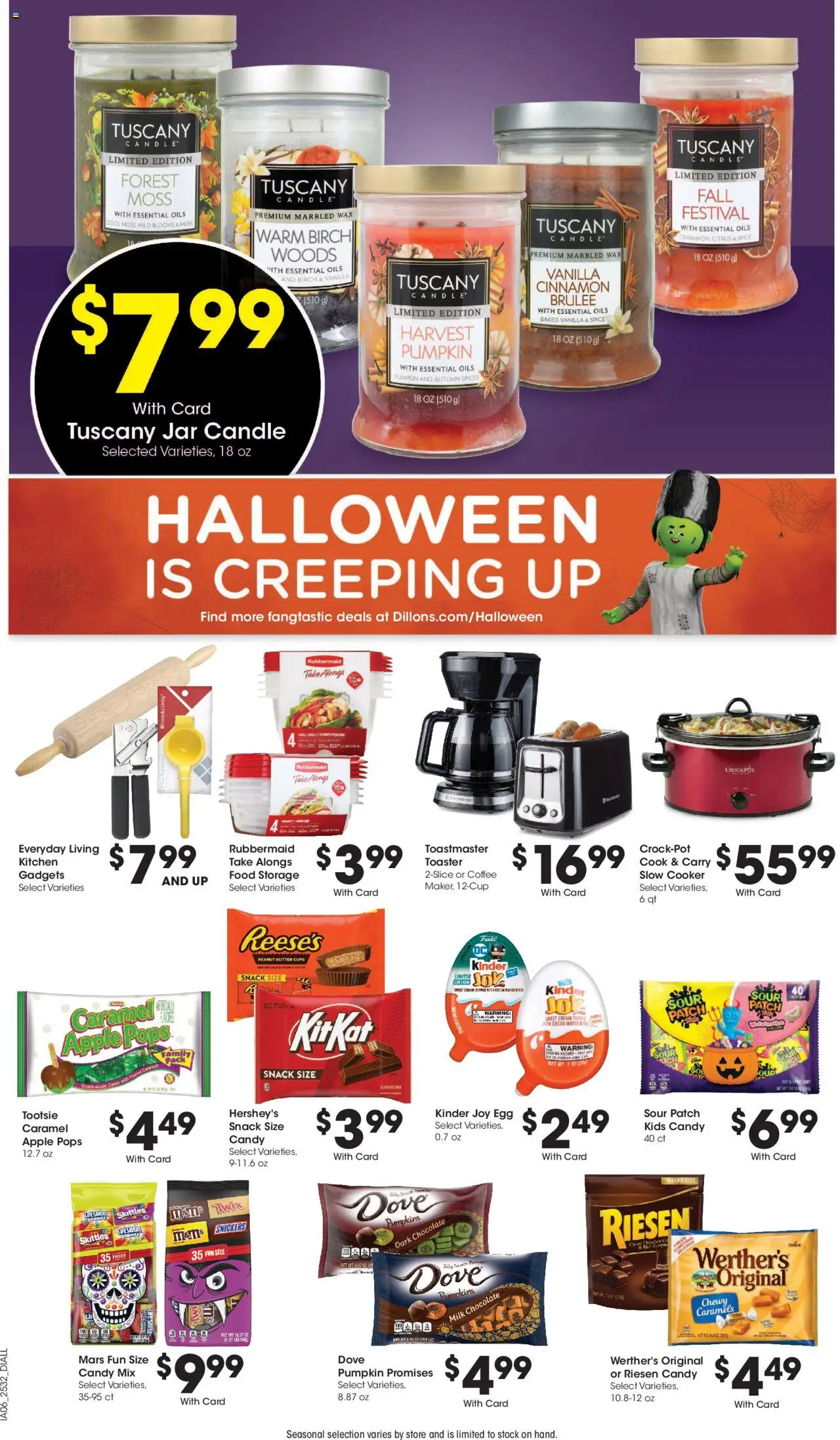Dillons Weekly Ad - valid from 10.09.2025 | Page: 13 | Products: Butter, Chocolate, Spices, Pumpkin