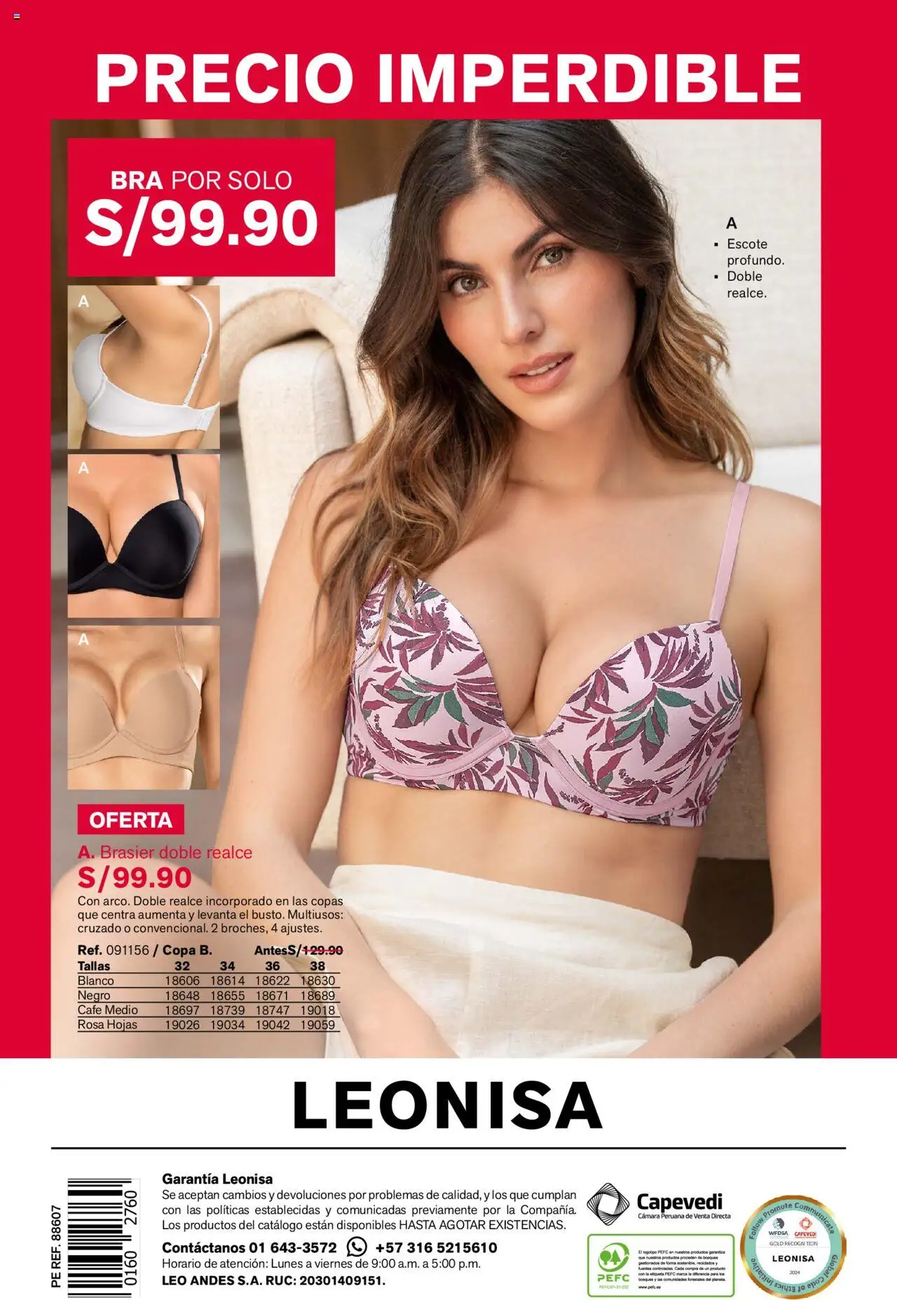 Catálogo Leonisa válido desde 22.08.2025 | Página: 140 | Productos: Café, Cámara