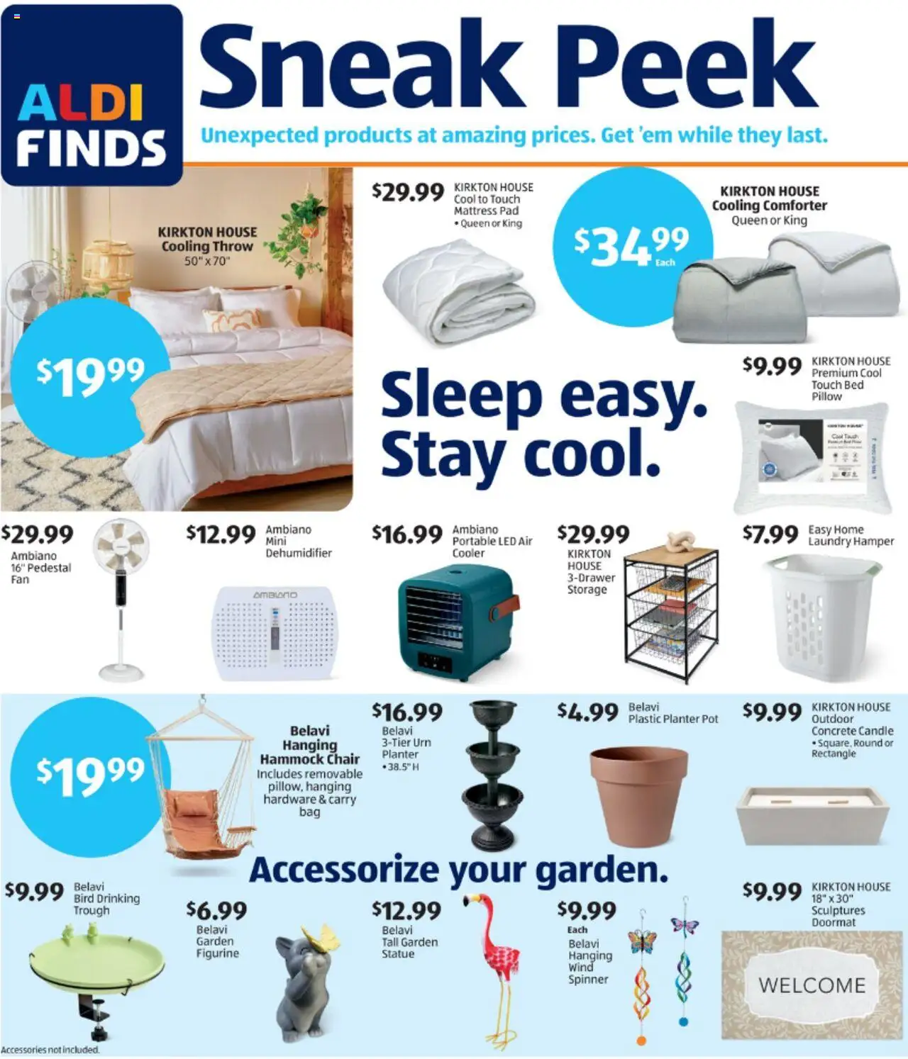 Aldi Sneak Peek - valid from 18.06.2025 | Page: 1 | Products: Mattress, Chair, Comforter, Mattress Pad