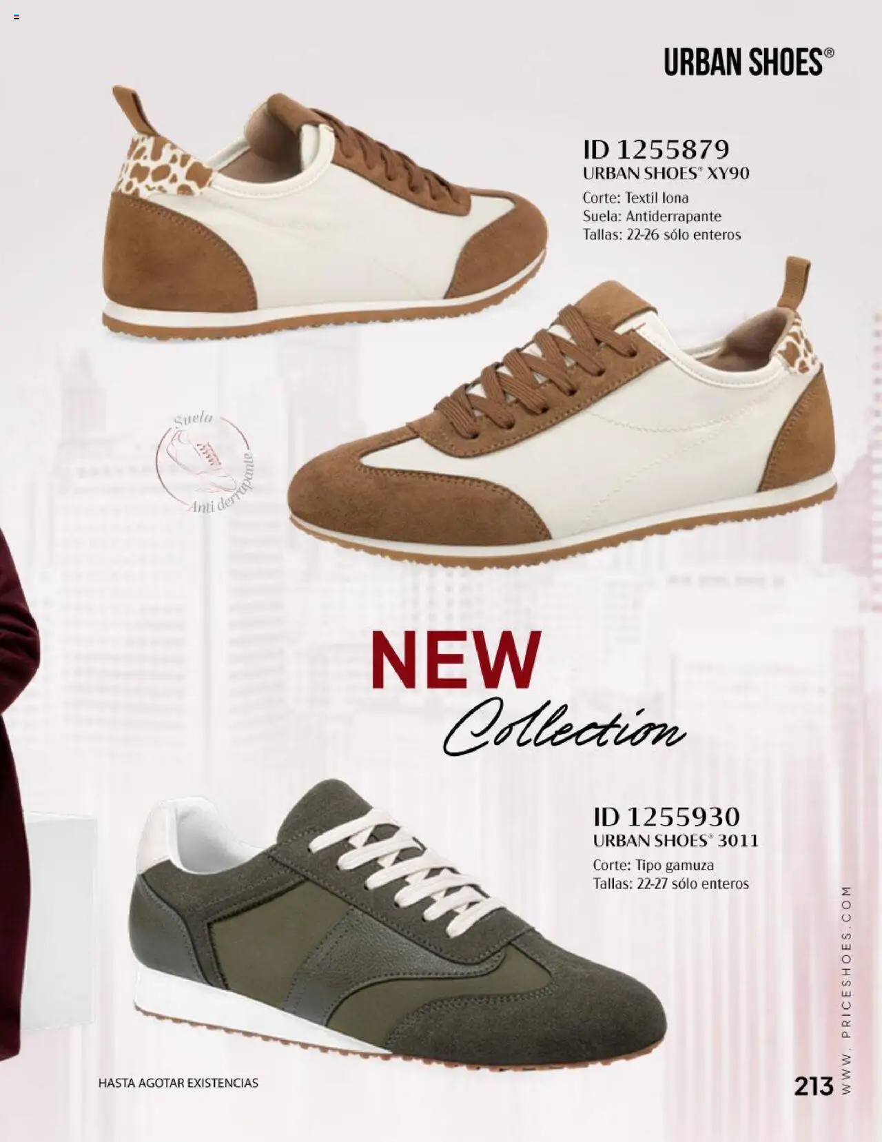 Nuevas ofertas de Price Shoes válidas en toda la República Mexicana desde el 25.09.2025. ¡Encuentra las mejores ofertas en Price Shoes - Catálogo Vestir Casual! | Página: 213 | Productos: Gamuza, Lona