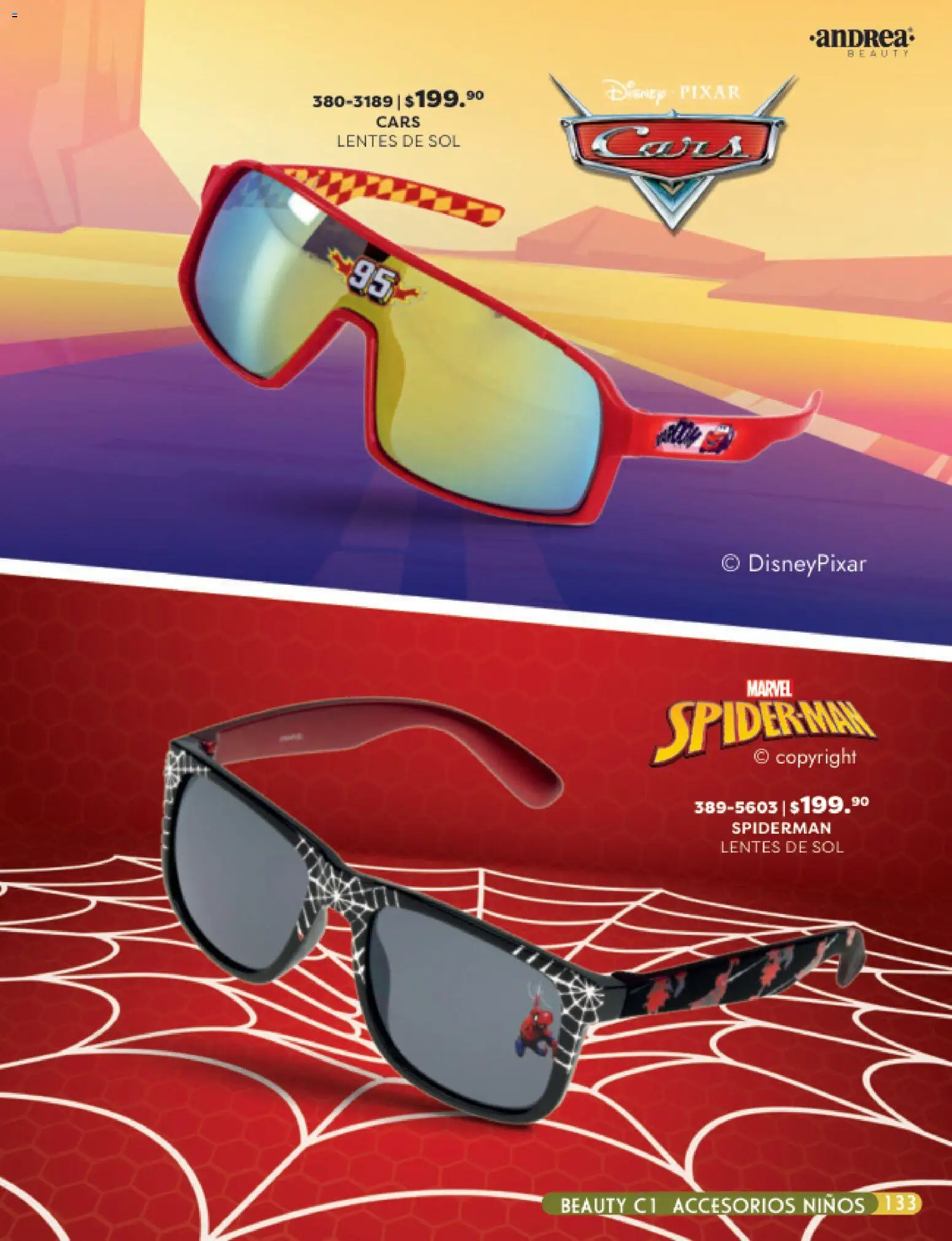 Nuevas ofertas de Andrea válidas en toda la República Mexicana desde el 25.01.2026. ¡Encuentra las mejores ofertas en Andrea catálogo Beauty! | Página: 133 | Productos: Lentes, Lentes de sol