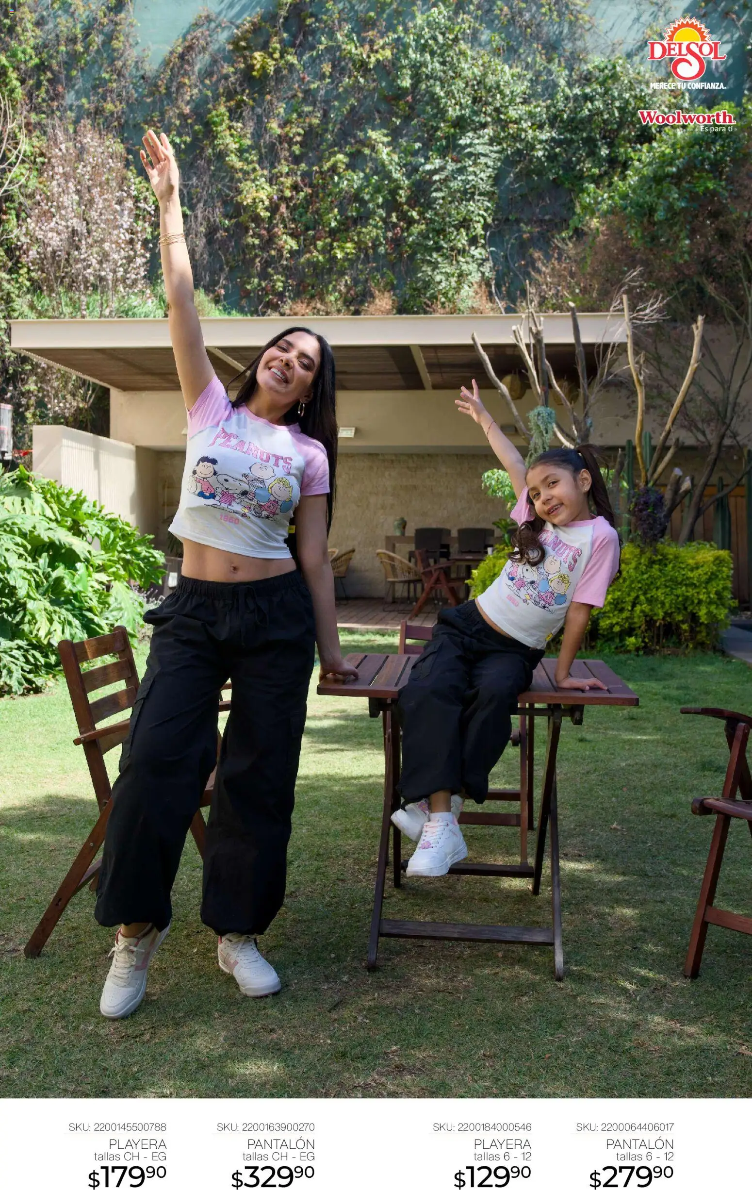 Nuevas ofertas de Del Sol y Woolworth válidas en toda la República Mexicana desde el 16.04.2026. ¡Encuentra las mejores ofertas en Del Sol y Woolworth katalog Moda para Mamá ! | Página: 24 | Productos: Playera