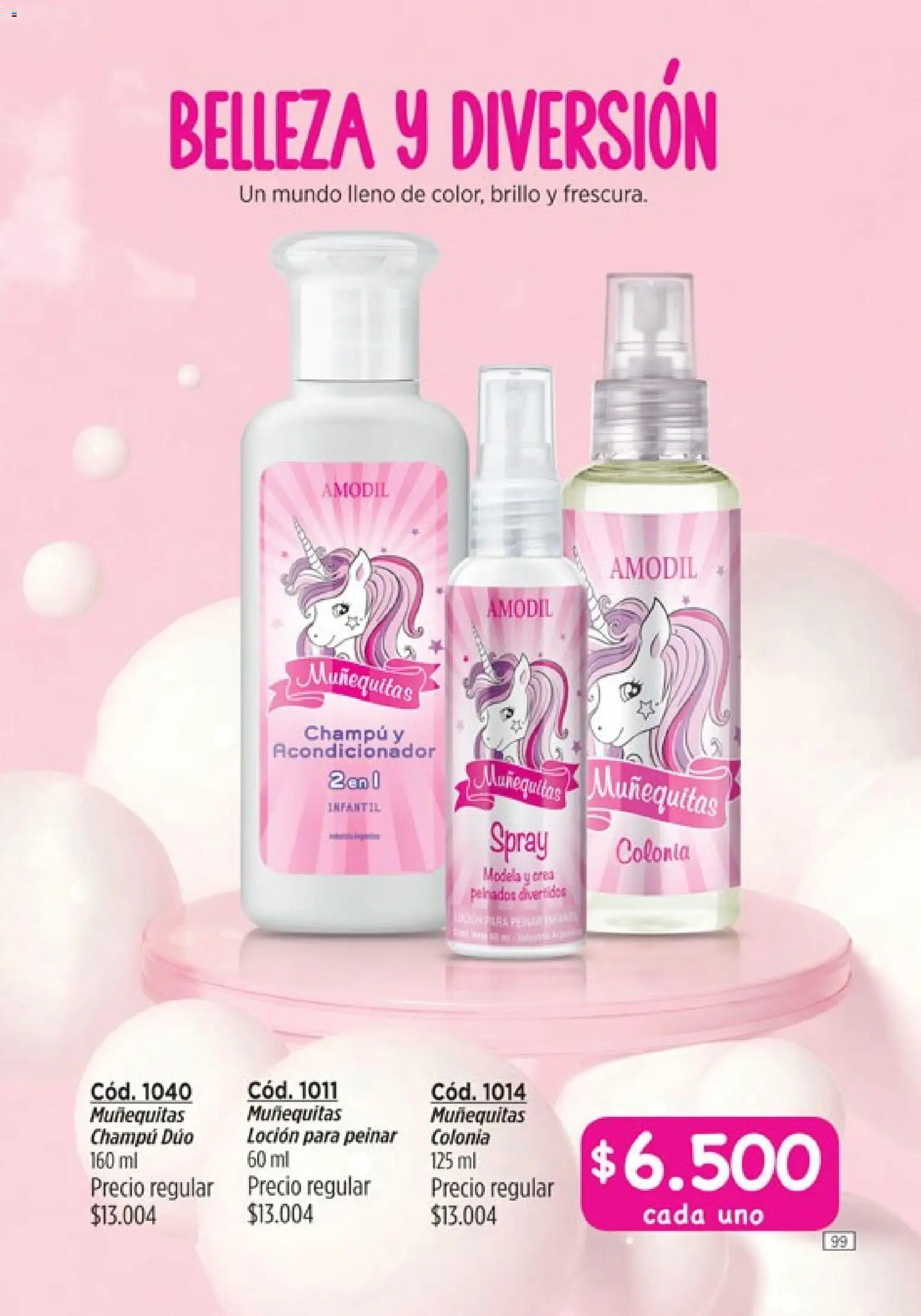 Catálogo Amodil Campaña 5 │ válido desde el 01.03.2026 | Página: 99 | Productos: Champú, Acondicionador, Brillo, Loción