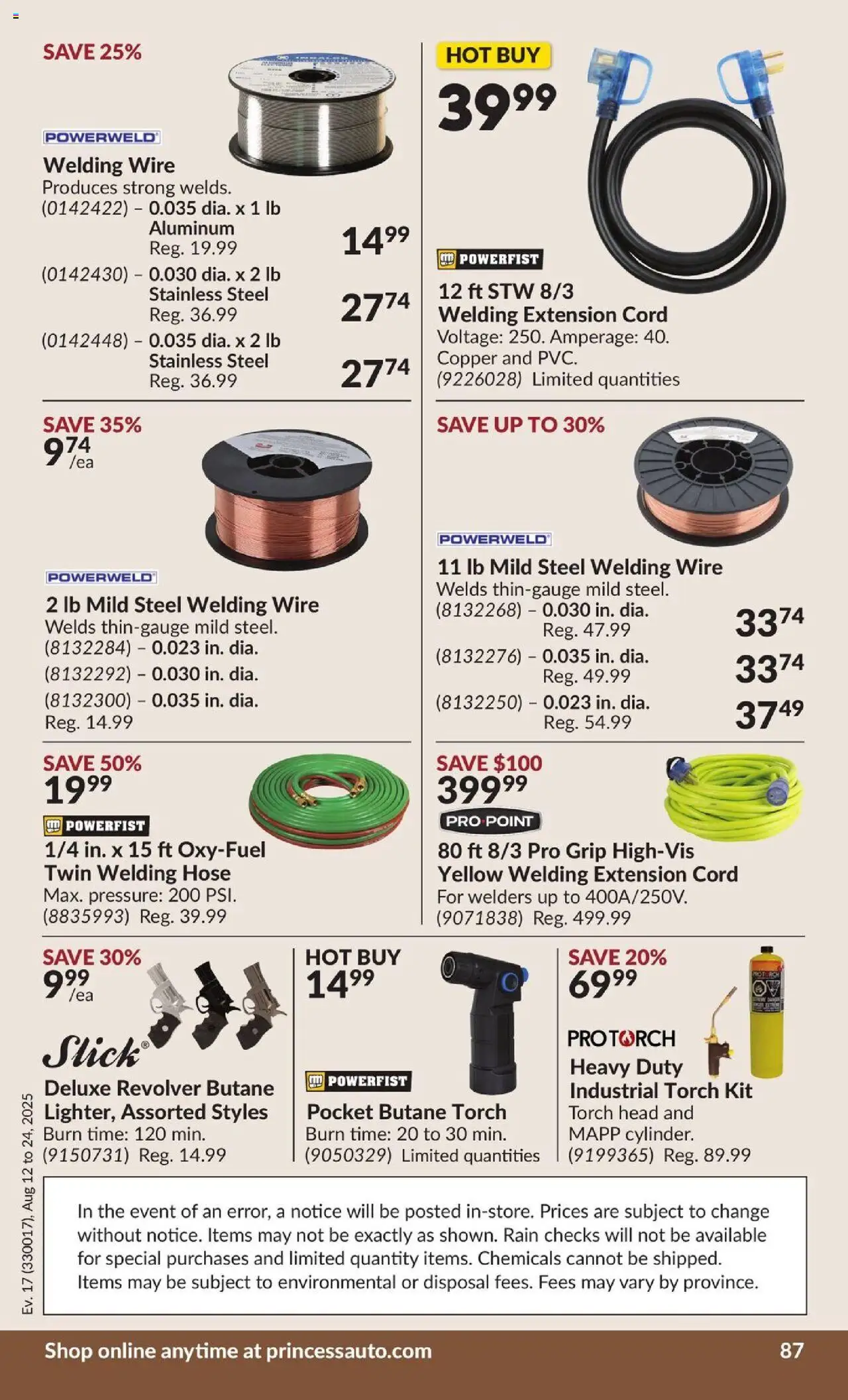 Princess Auto flyer valid from 12.08.2025 | Page: 91