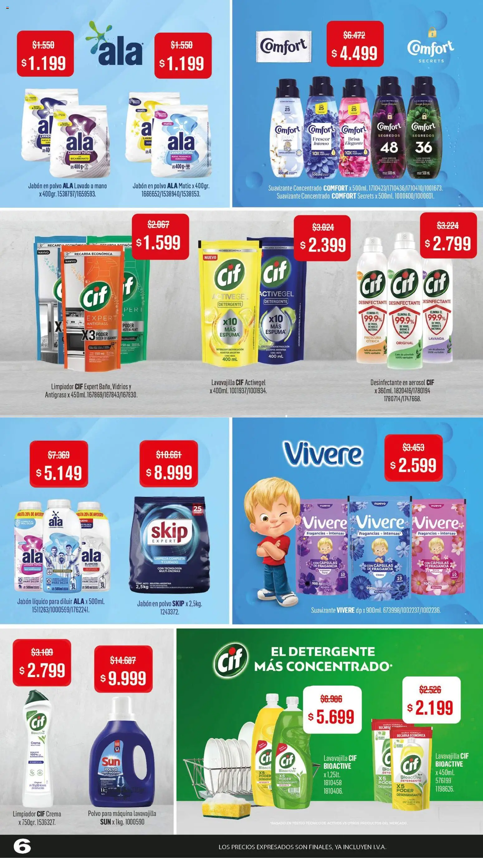 Makro Ofertas ALCANZA │ válido desde el 26.03.2026 | Página: 6 | Productos: Perfume, Fragancia, Jabón en polvo, Detergente