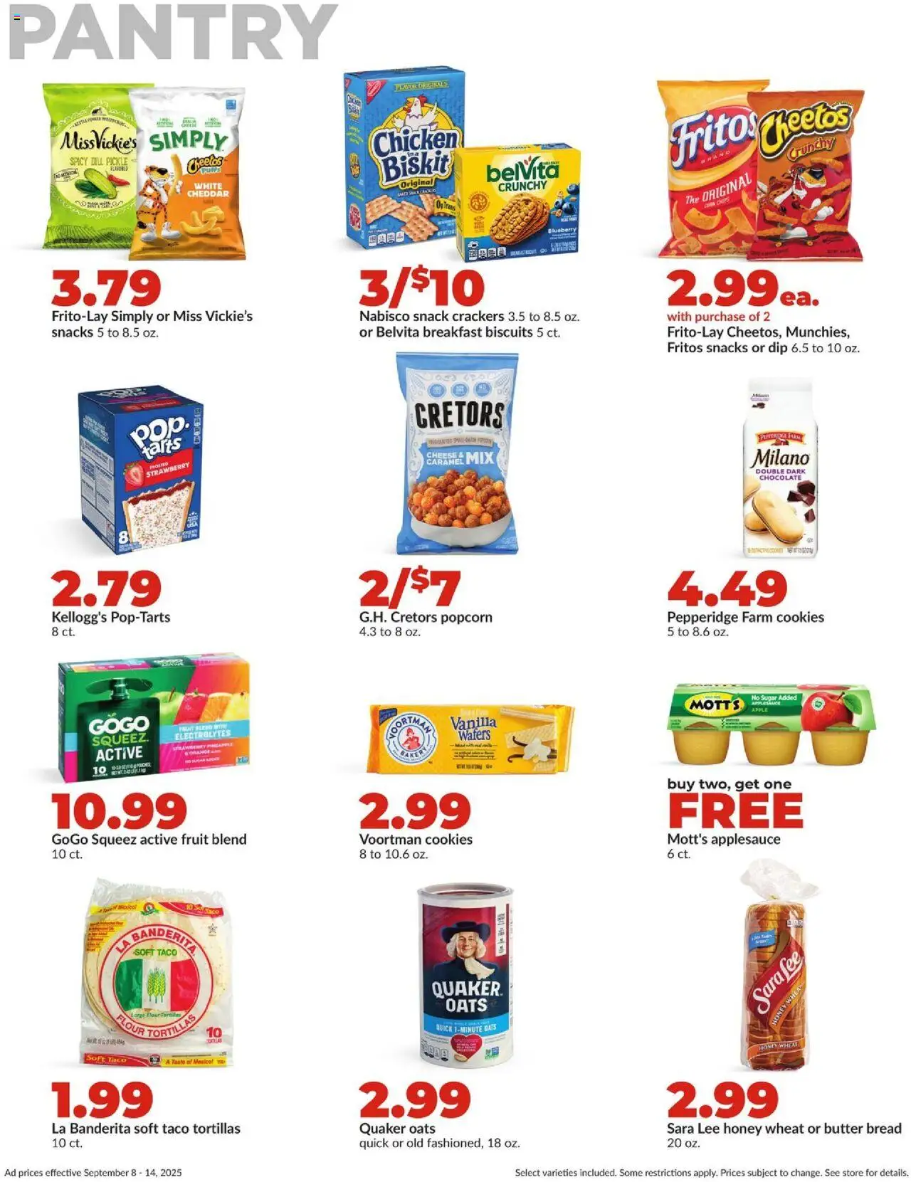 HyVee Weekly Ad - valid from 08.09.2025 | Page: 16 | Products: Bread, Cookies, Sugar, Dill