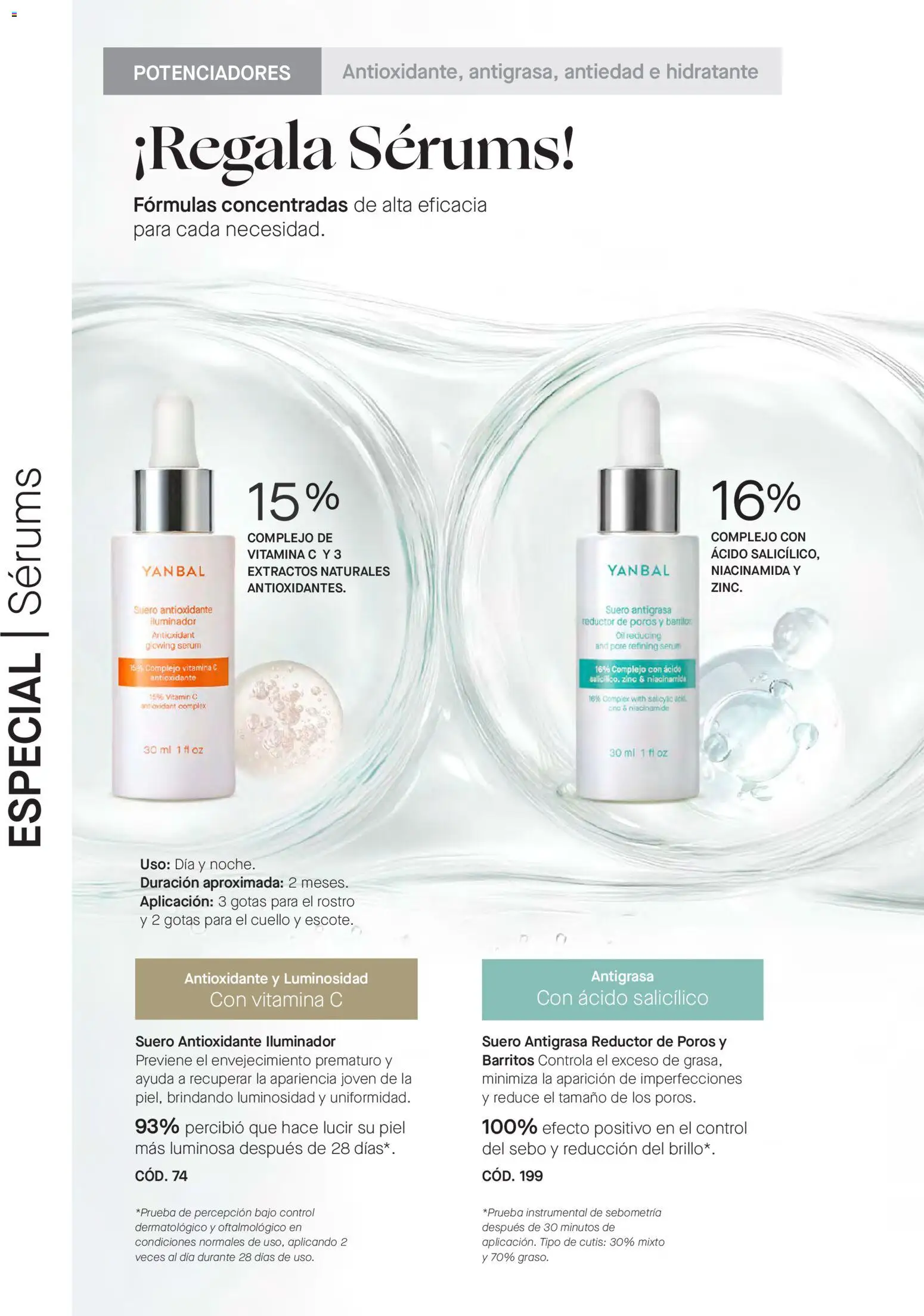 Yanbal revista - valida desde el 31.01.2026 | Página: 68 | Productos: Antigrasa, Iluminador, Serum, Brillo