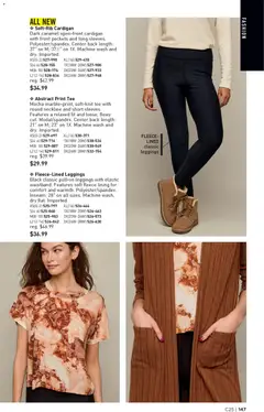 Preview of Avon weekly ads valid from 03.12.2025 | Page: 147 | Products: Leggings, Cardigan