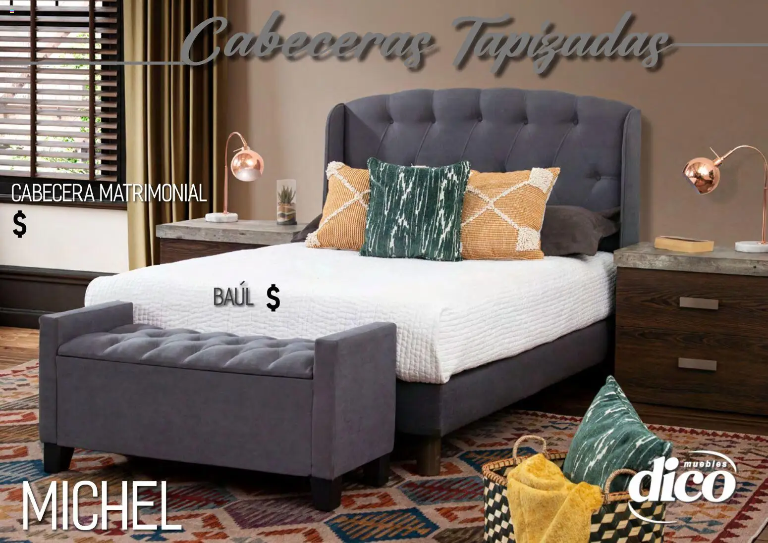 Nuevas ofertas de Muebles Dico válidas en toda la República Mexicana desde el 01.04.2026. ¡Encuentra las mejores ofertas en Muebles Dico catálogo Camas tapizadas ! | Página: 19