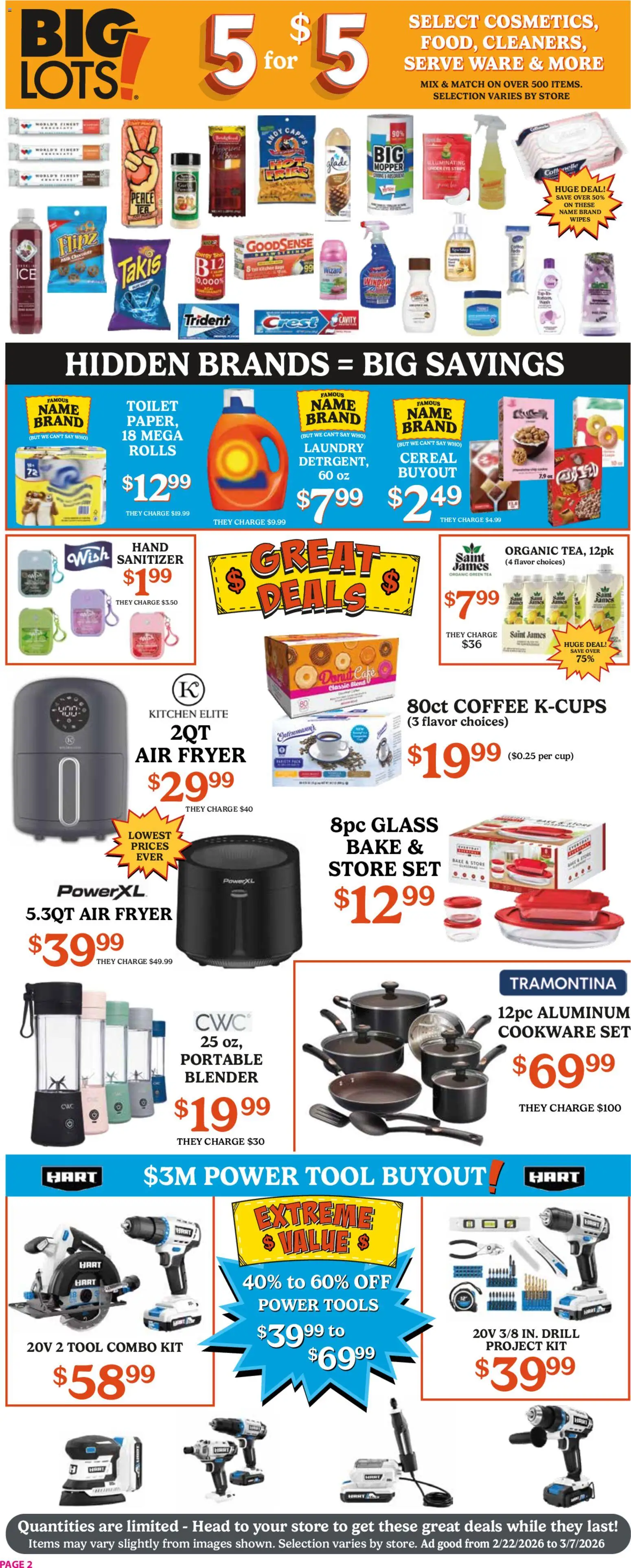 Big Lots Weekly Ad - valid from 22.02.2026 | Page: 2
