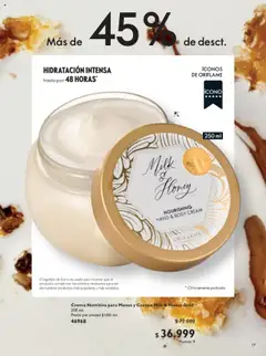 Oriflame revista - valida desde el 02.08.2025 | Página: 17 | Productos: Crema, Body