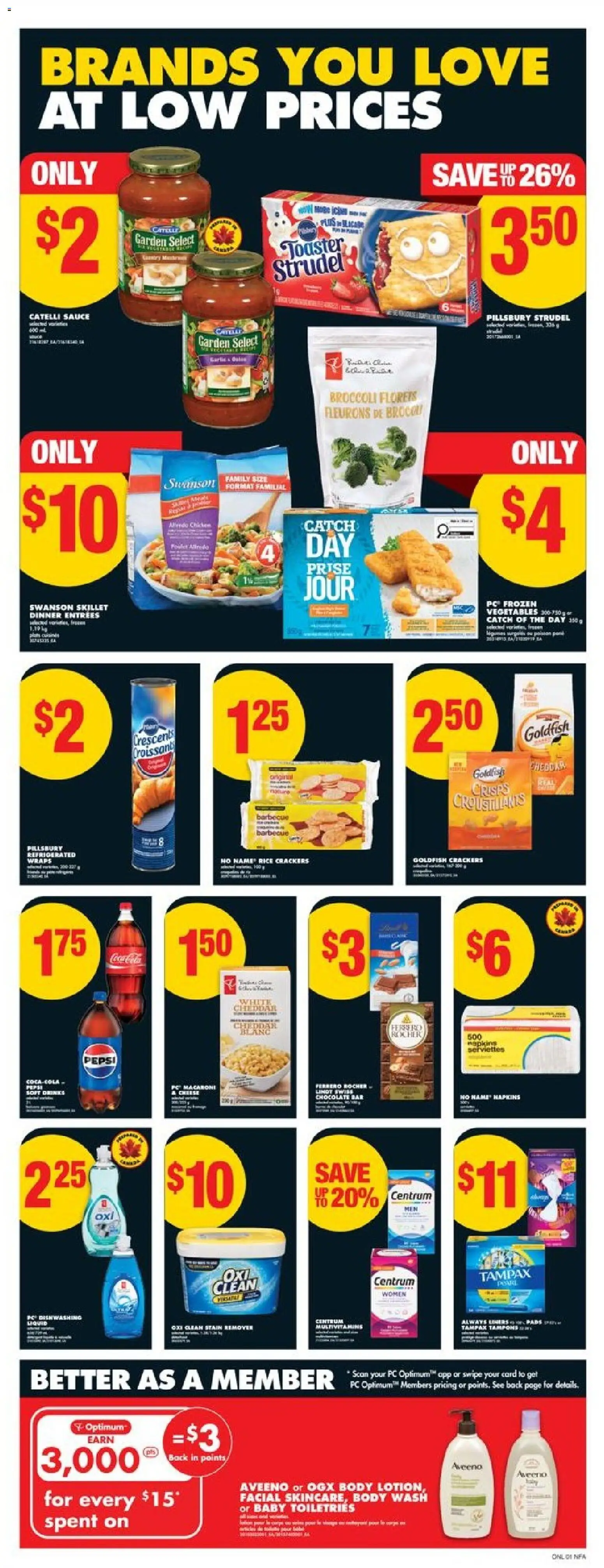 No Frills flyer valid from 30.10.2025 | Page: 5 | Products: Pasta, PC, Body wash, Chicken