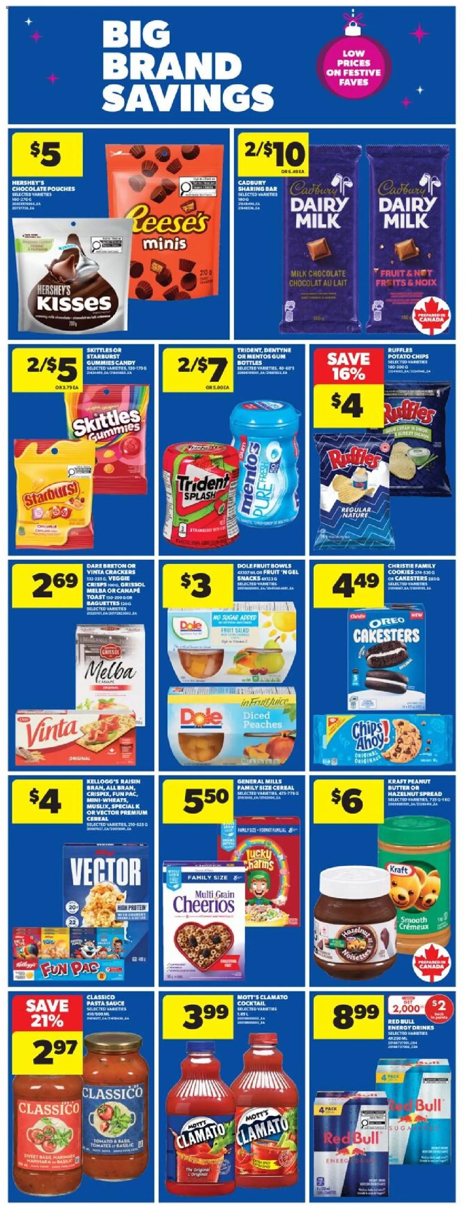 Real Canadian Superstore flyer valid from 13.11.2025 | Page: 17 | Products: Pasta, Salad, Butter, Juice