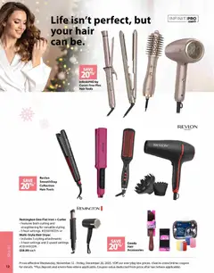 Preview of London Drugs - Specialty Christmas Catalogue from shop London Drugs valid from 12.11.2025 | Page: 12 | Products: Dryer, Iron, Hair dryer