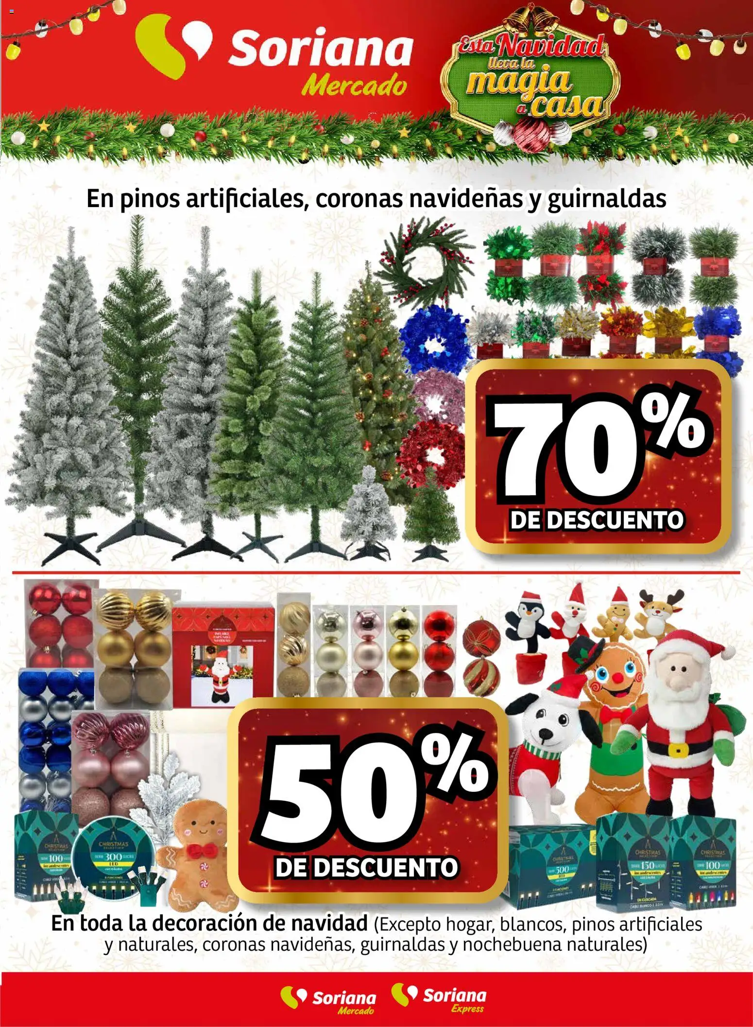 Nuevas ofertas de Soriana válidas en toda la República Mexicana desde el 04.12.2025. ¡Encuentra las mejores ofertas en Soriana - Fin de Semana Mercado: Saltillo y Torreón! | Página: 11