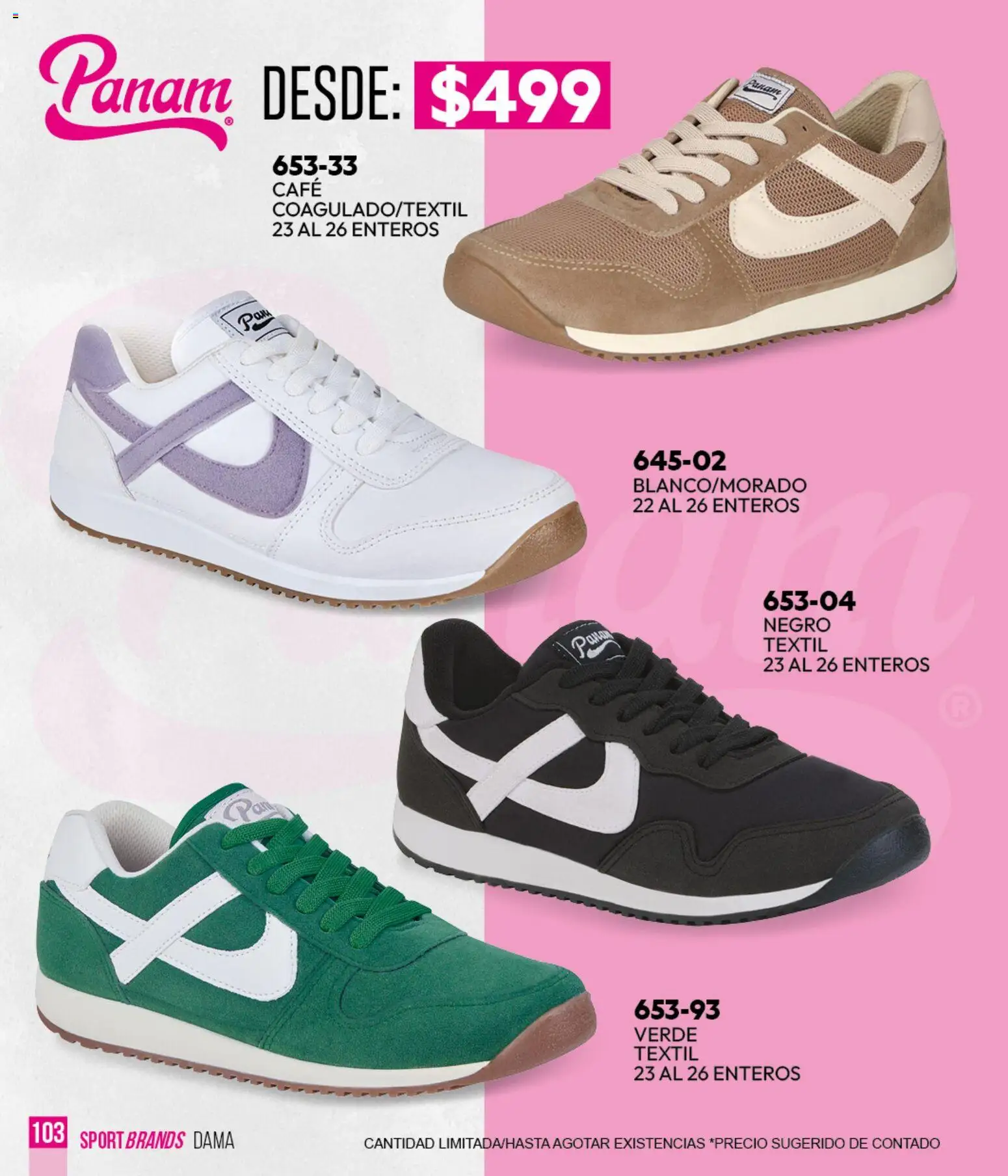 Nuevas ofertas de Cklass válidas en toda la República Mexicana desde el 05.03.2026. ¡Encuentra las mejores ofertas en Cklass catálogo Verano Sportbrands Dama! | Página: 104 | Productos: Café