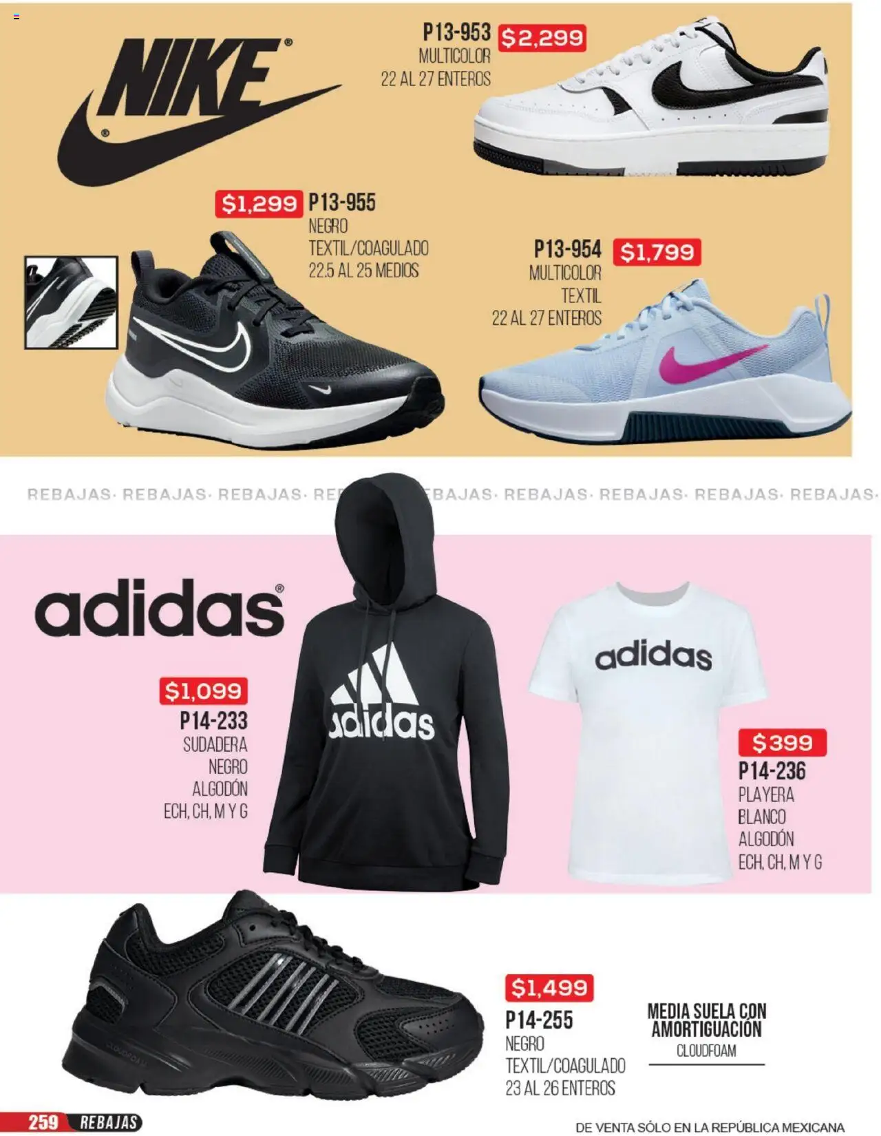 Nuevas ofertas de Cklass válidas en toda la República Mexicana desde el 23.06.2025. ¡Encuentra las mejores ofertas en Cklass catálogo Rebajas Sobre Calzado! | Página: 260 | Productos: Algodón, Sudadera, Playera