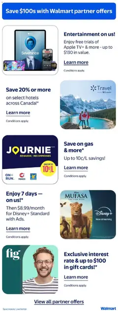 Preview of Walmart weekly flyer from shop Walmart valid from 02.10.2025 | Page: 37 | Products: Tv