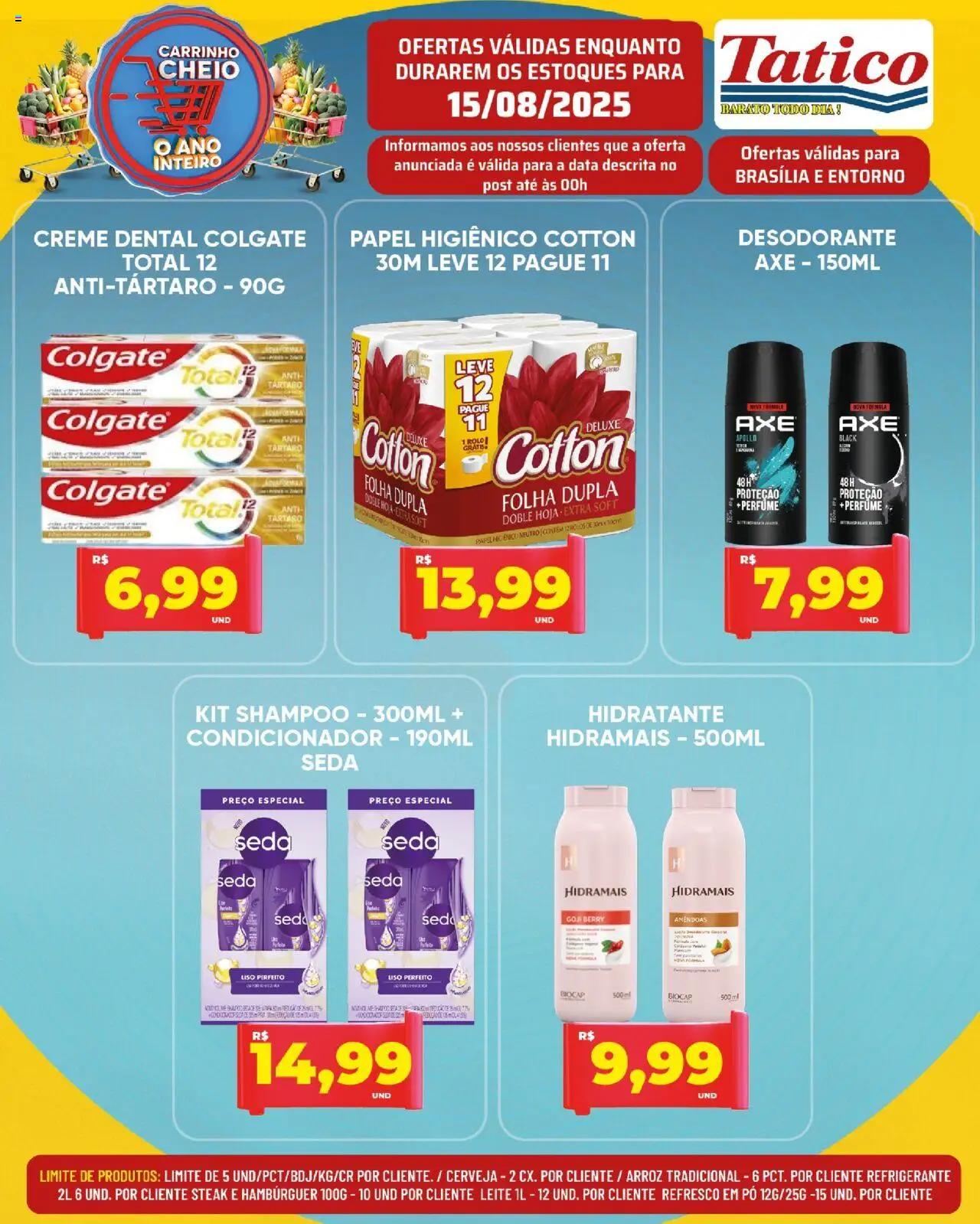 Tatico Folheto - válido de 15.08.2025 | Página: 15 | Produtos: Refresco, Cerveja, Refrigerante, Creme dental