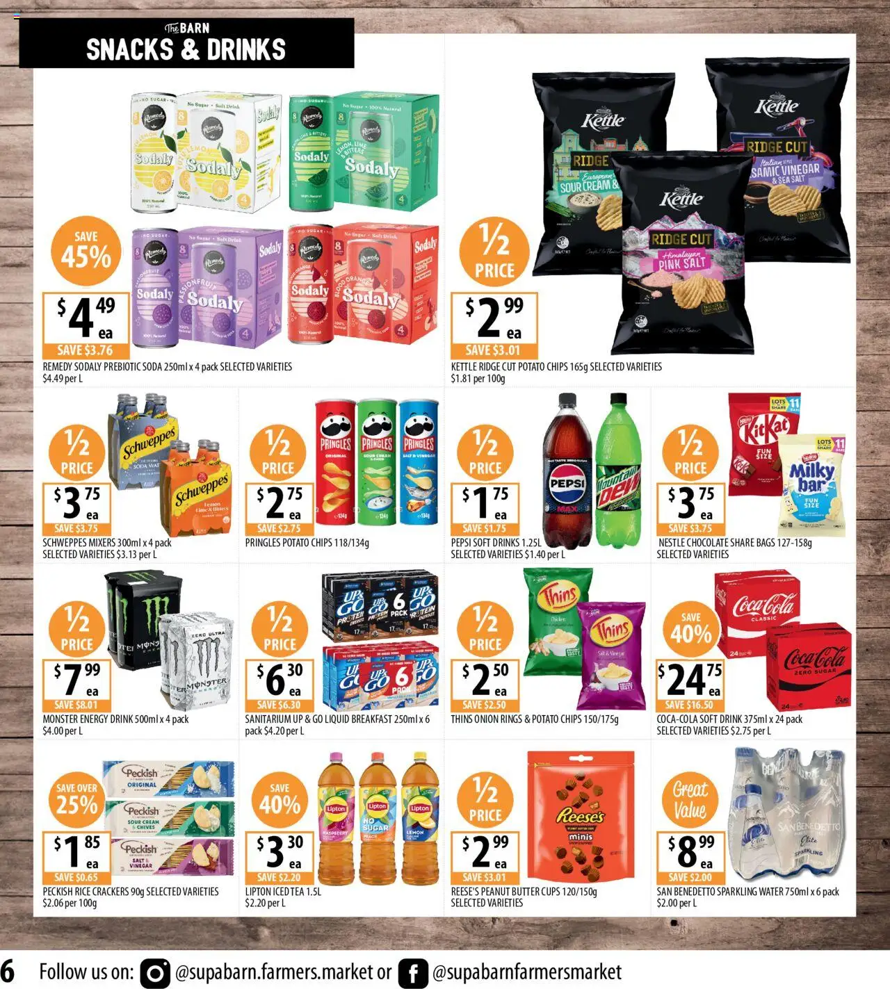 Supabarn catalogue - valid from 15.10.2025 | Page: 6 | Products: Crackers, Sour cream, Pepsi, Chips