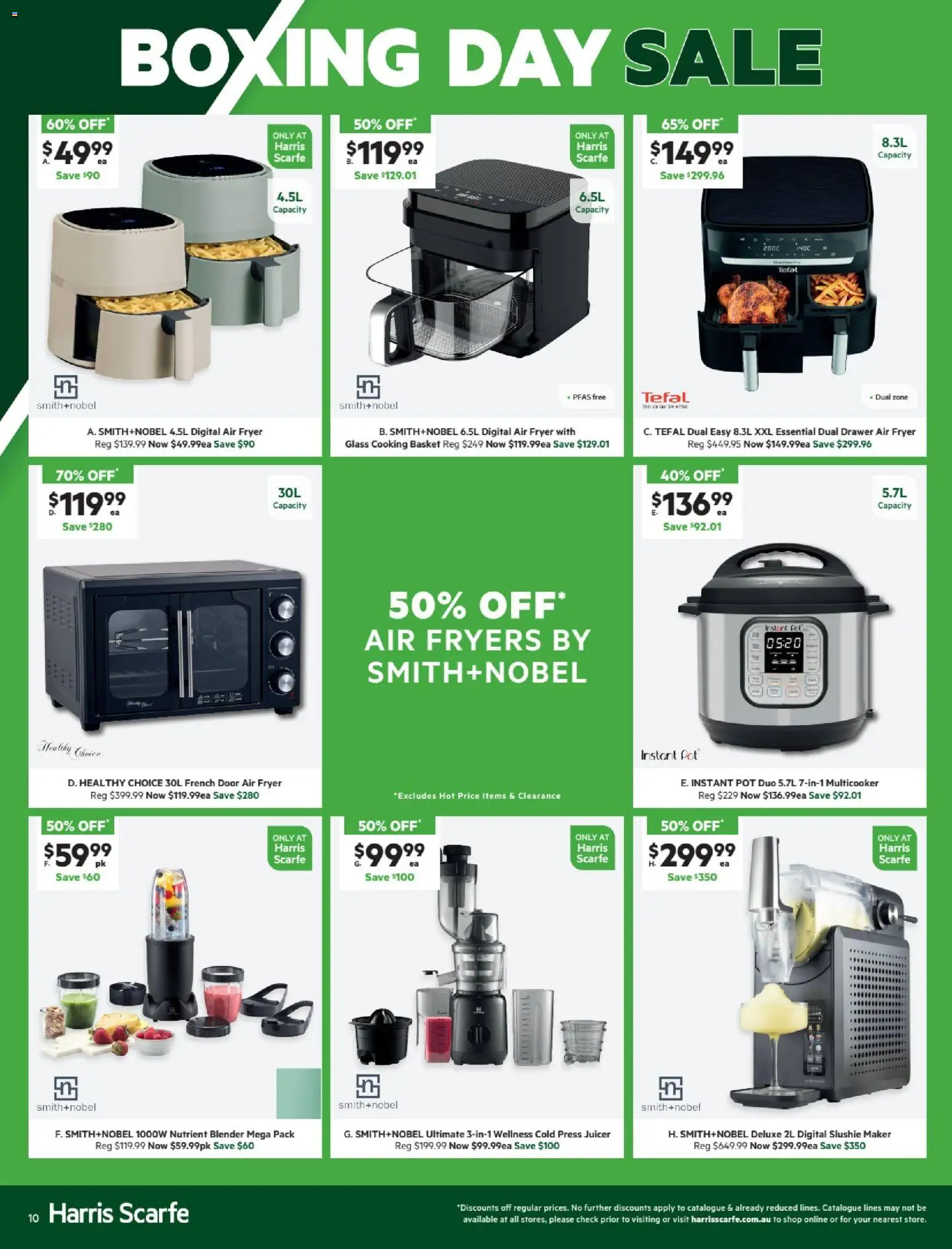 Harris Scarfe catalogue - valid from 24.12.2025 | Page: 10 | Products: Door, Drawer, Basket, Juicer