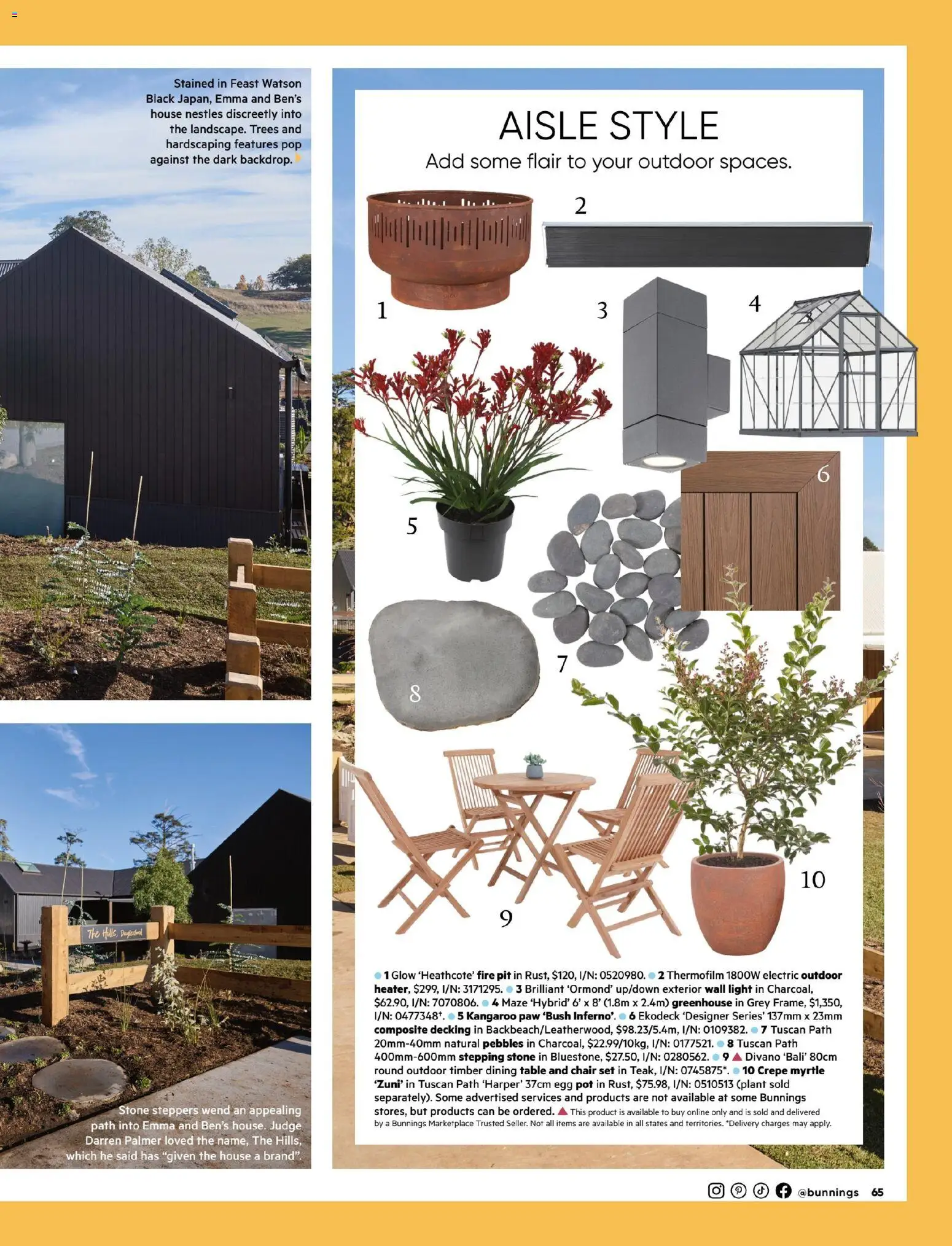 Bunnings Warehouse catalogue - valid from 01.11.2025 | Page: 65 | Products: Chair, Light, Pot, Decking