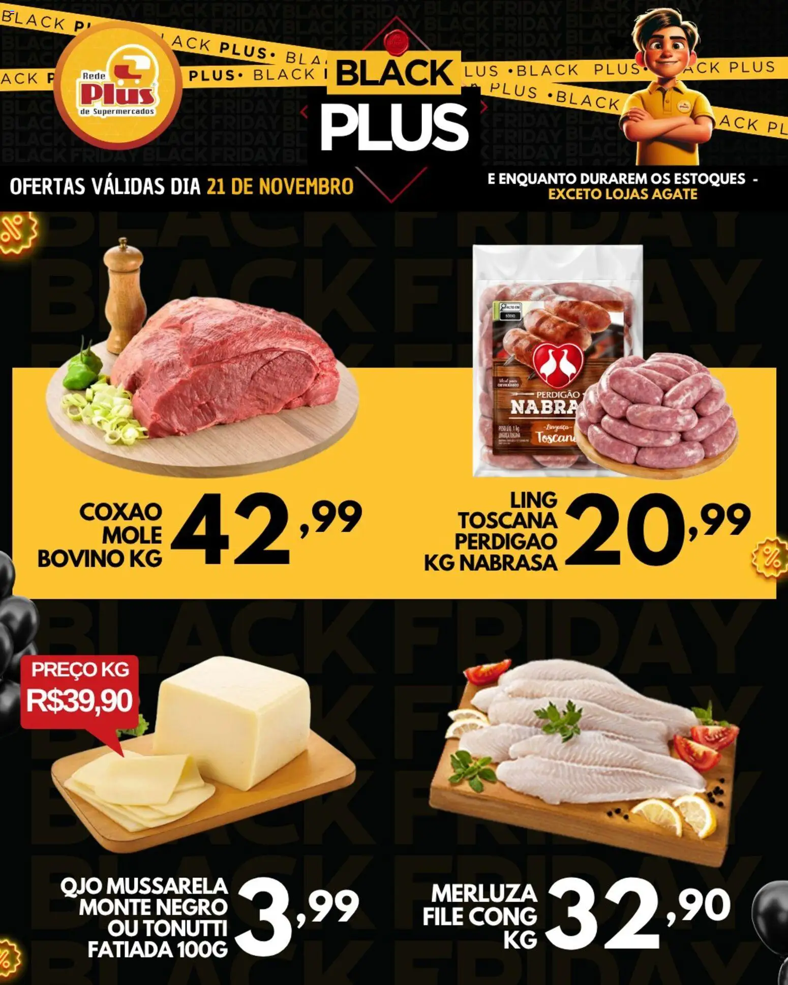Rede Plus Supermercados Folheto - válido de 21.11.2025 | Página: 2 | Produtos: Mussarela