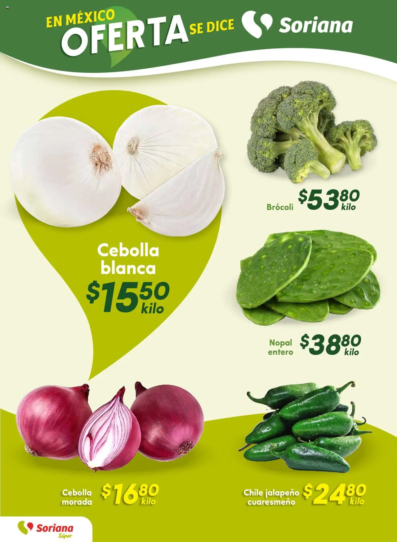 Nuevas ofertas de Soriana válidas en toda la República Mexicana desde el 01.08.2025. ¡Encuentra las mejores ofertas en Soriana - Fin de Semana Súper: Tijuana, Mexicali, Ensenada, San Luis Río Colorado y Tecate! | Página: 8 | Productos: Cebolla, Brocoli