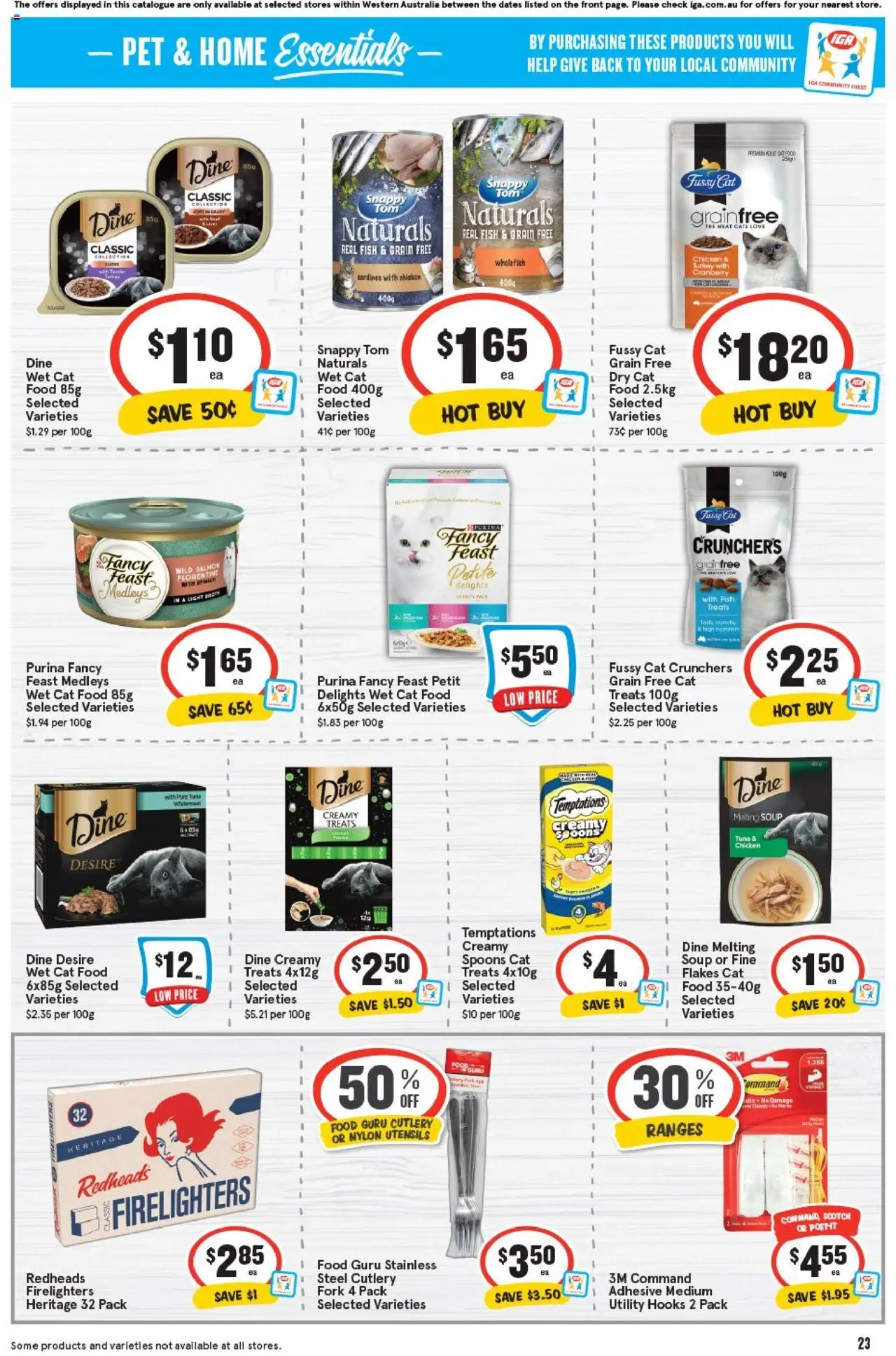 IGA catalogue - valid from 20.08.2025 | Page: 23 | Products: Wine, Rice, Fish, Flakes