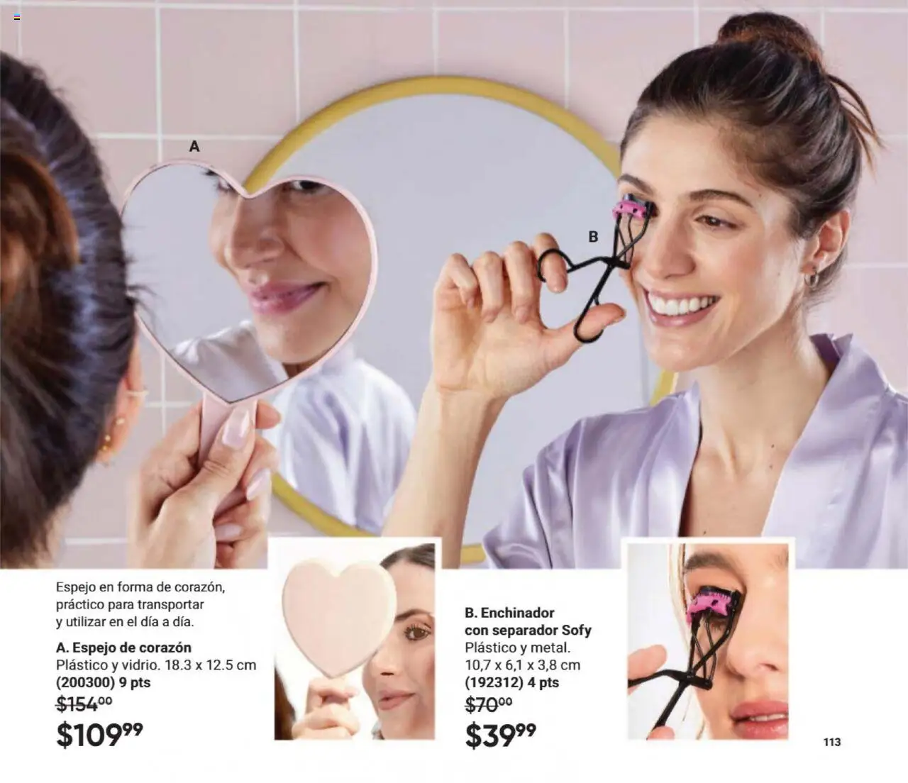 Nuevas ofertas de AVON válidas en toda la República Mexicana desde el 13.09.2025. ¡Encuentra las mejores ofertas en AVON - Casa & Estilo 14 2025! | Página: 113 | Productos: Espejo